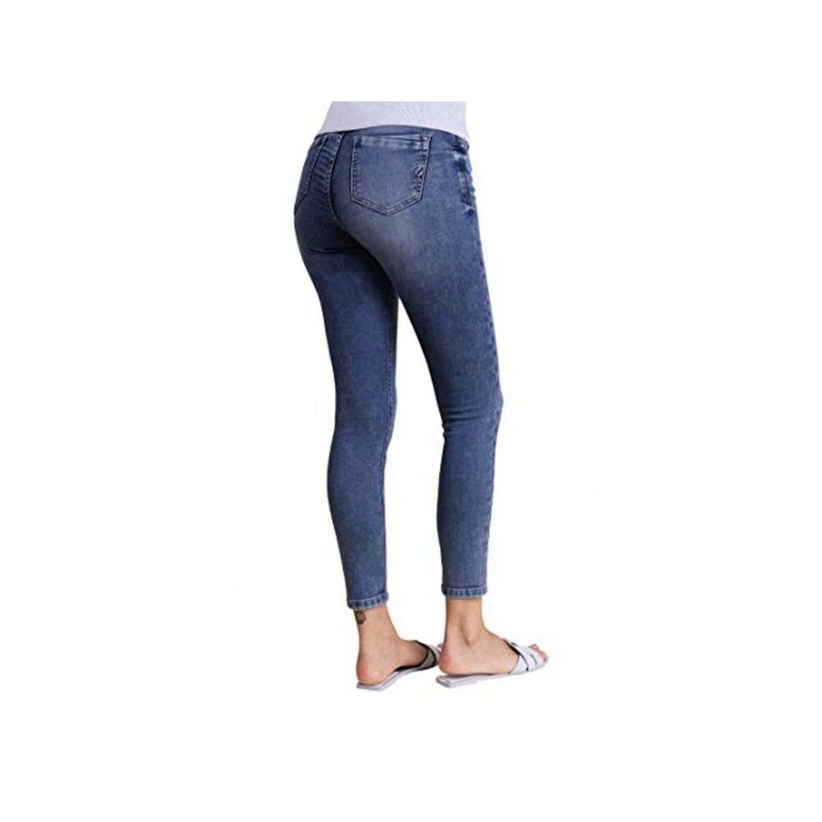 5-Pocket-Jeans FIRE blau (1-tlg) BLUE