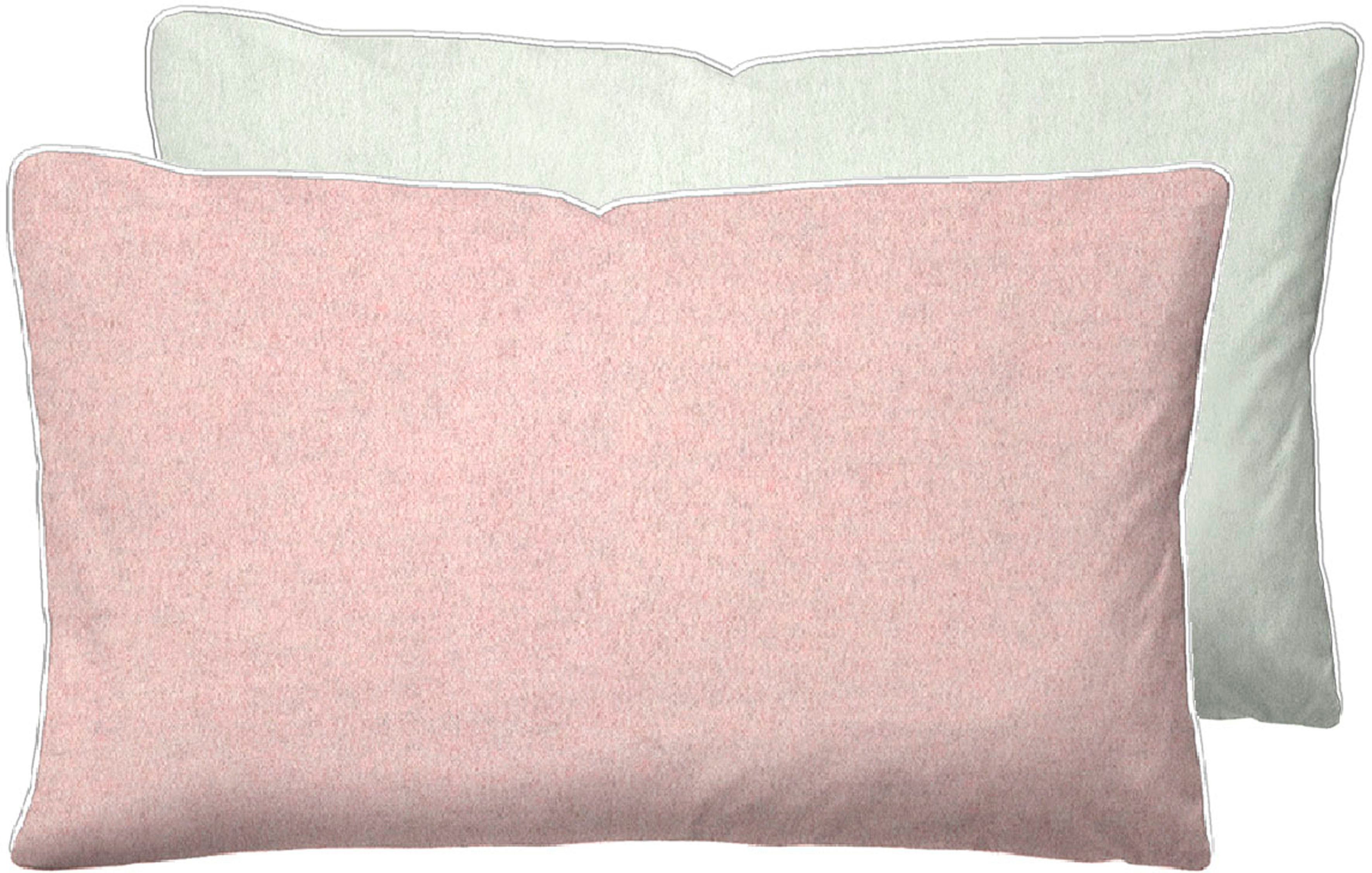 Biberna Kissenbezug Hermal Flanell mit Reißverschluss, günstig online kaufen