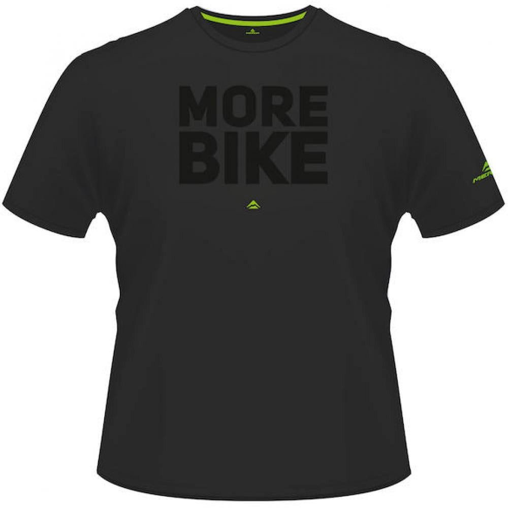Merida Funktionsshirt Merida T-Shirt MORE BIKE Edition Herren L Schwarz - komfortables Bike-