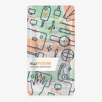 kwmobile Handyhülle Hülle für Apple iPhone 12 / 12 Pro Handyhülle, Schutzhülle mit Kartenfach - Kunststoff Hard Case