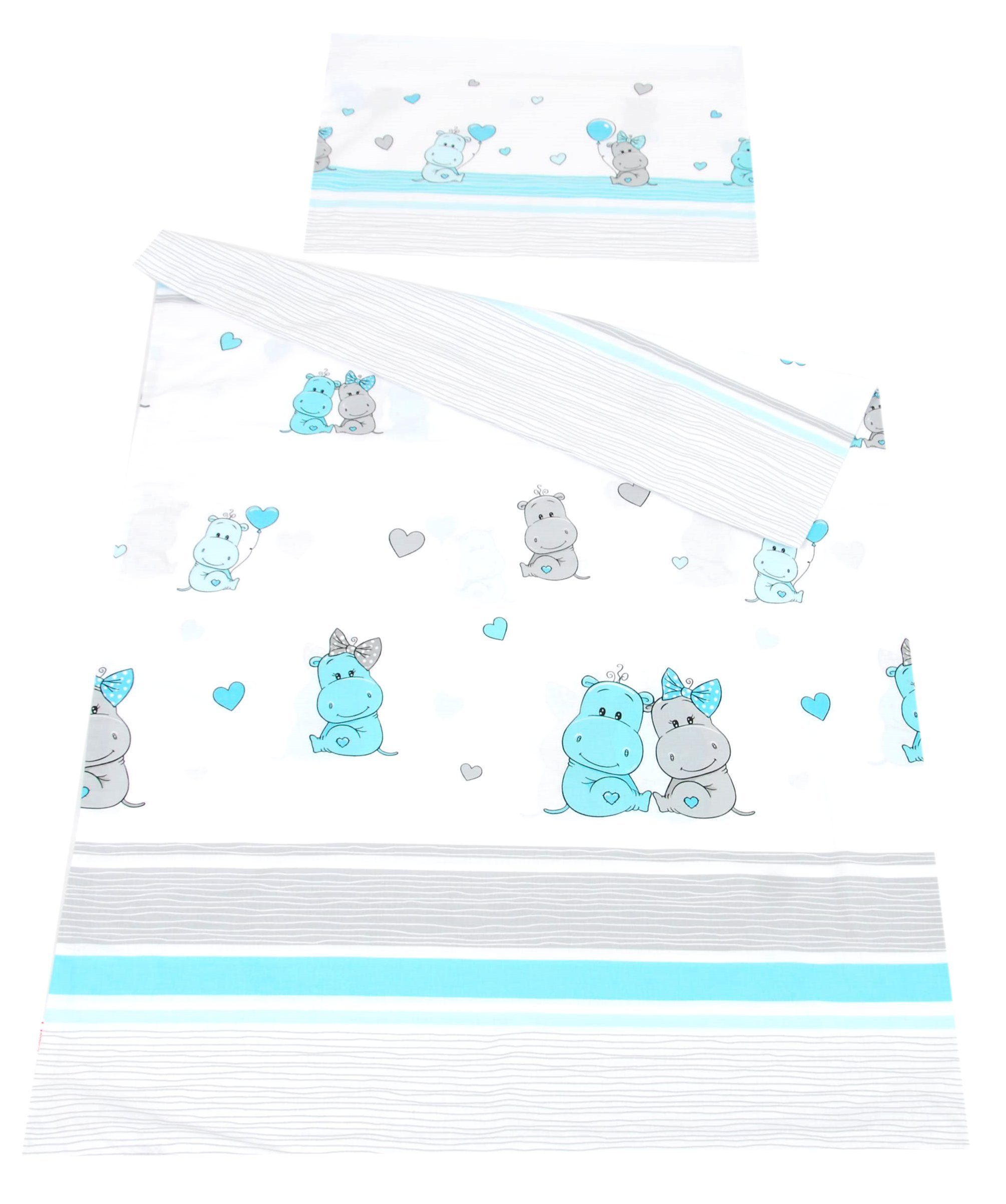 Babybettwäsche BABYLUX Kinderbettwäsche 2 Tlg. 90 x 120 cm Bettwäsche Bettbezug Kind