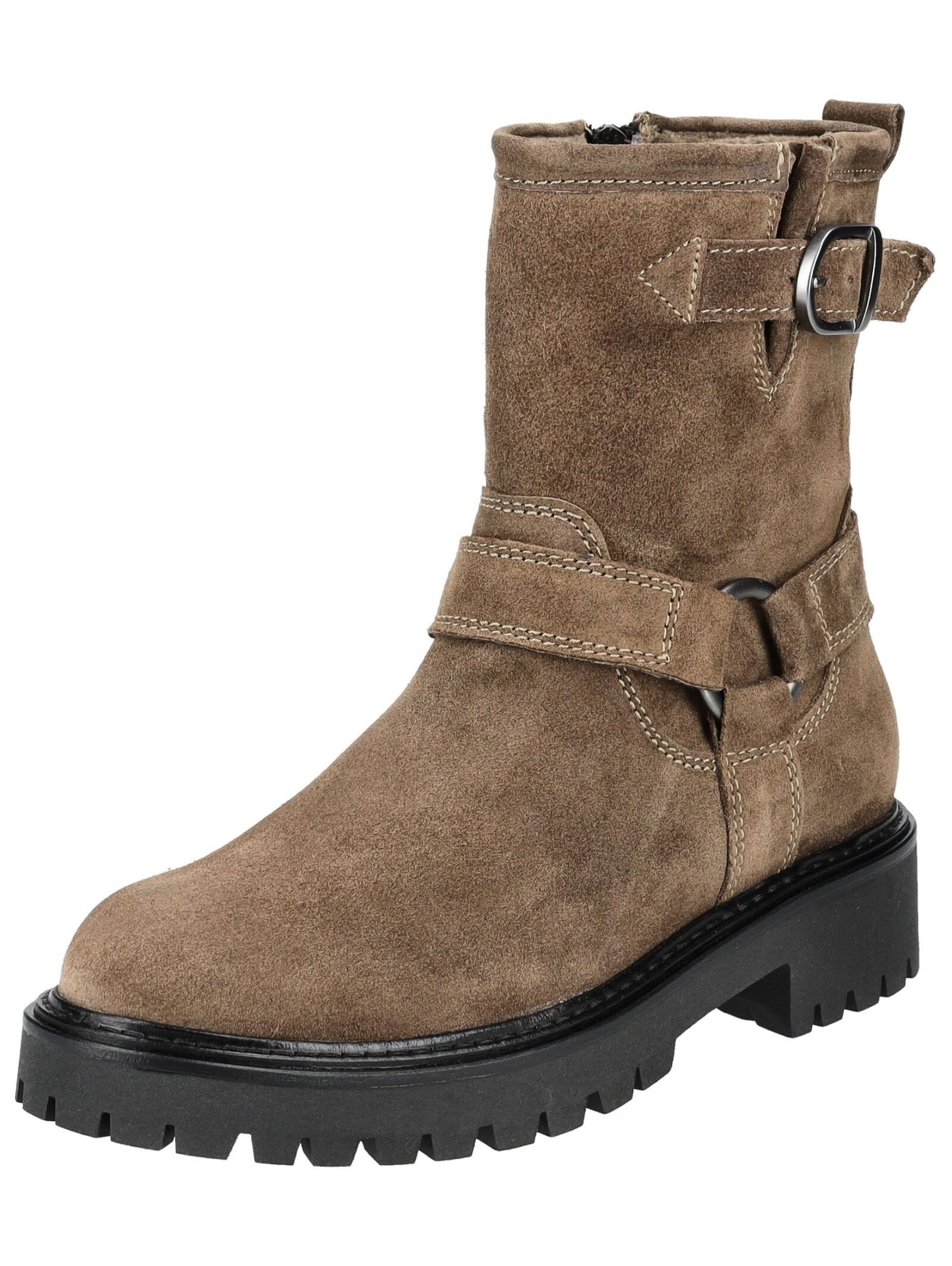 Marc O'Polo Stiefelette Veloursleder Cowboy Stiefelette günstig online kaufen