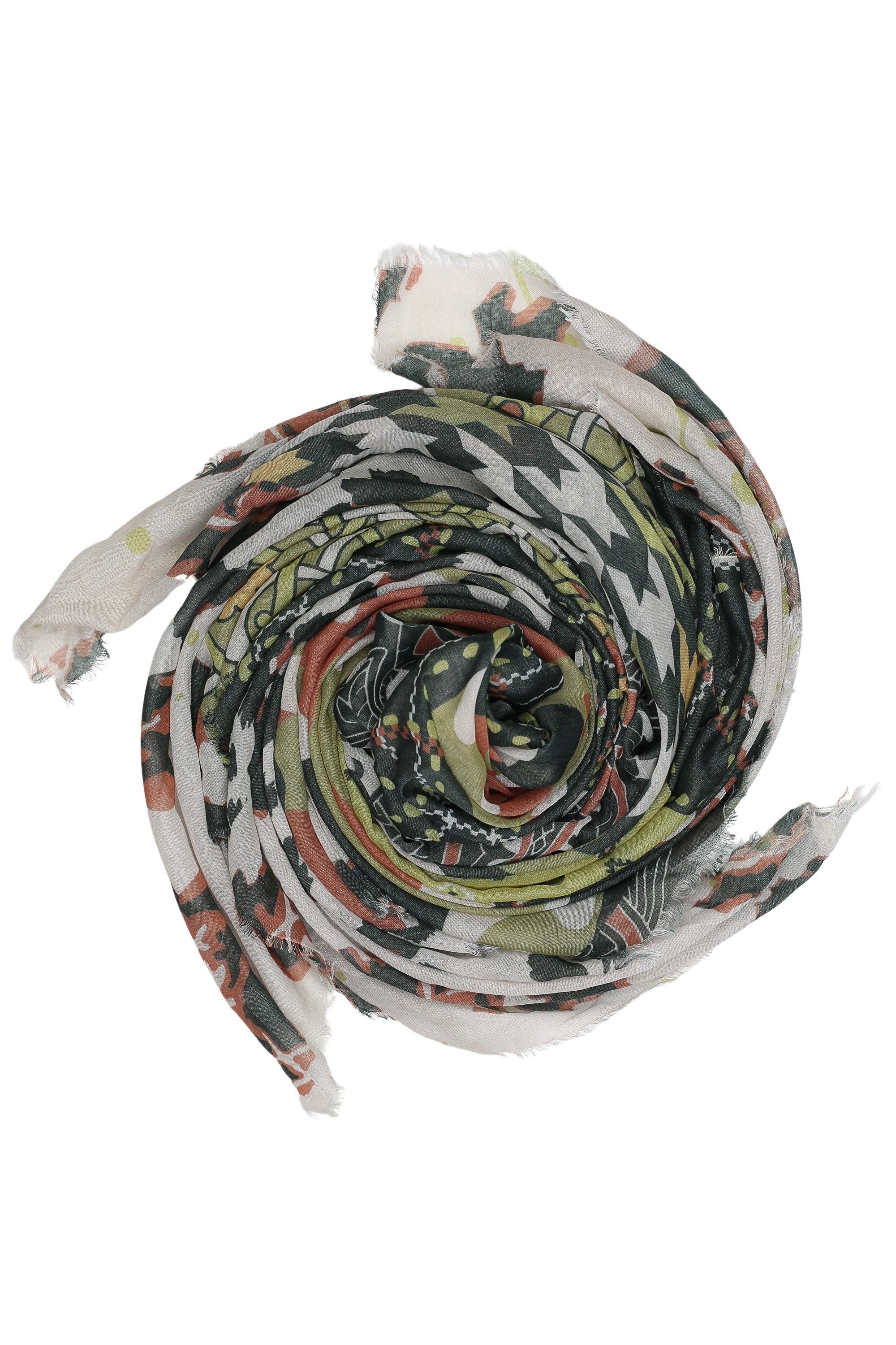 COLLEZIONE ALESSANDRO Modeschal Army, (1-St), im XXL-Format in modischem Design