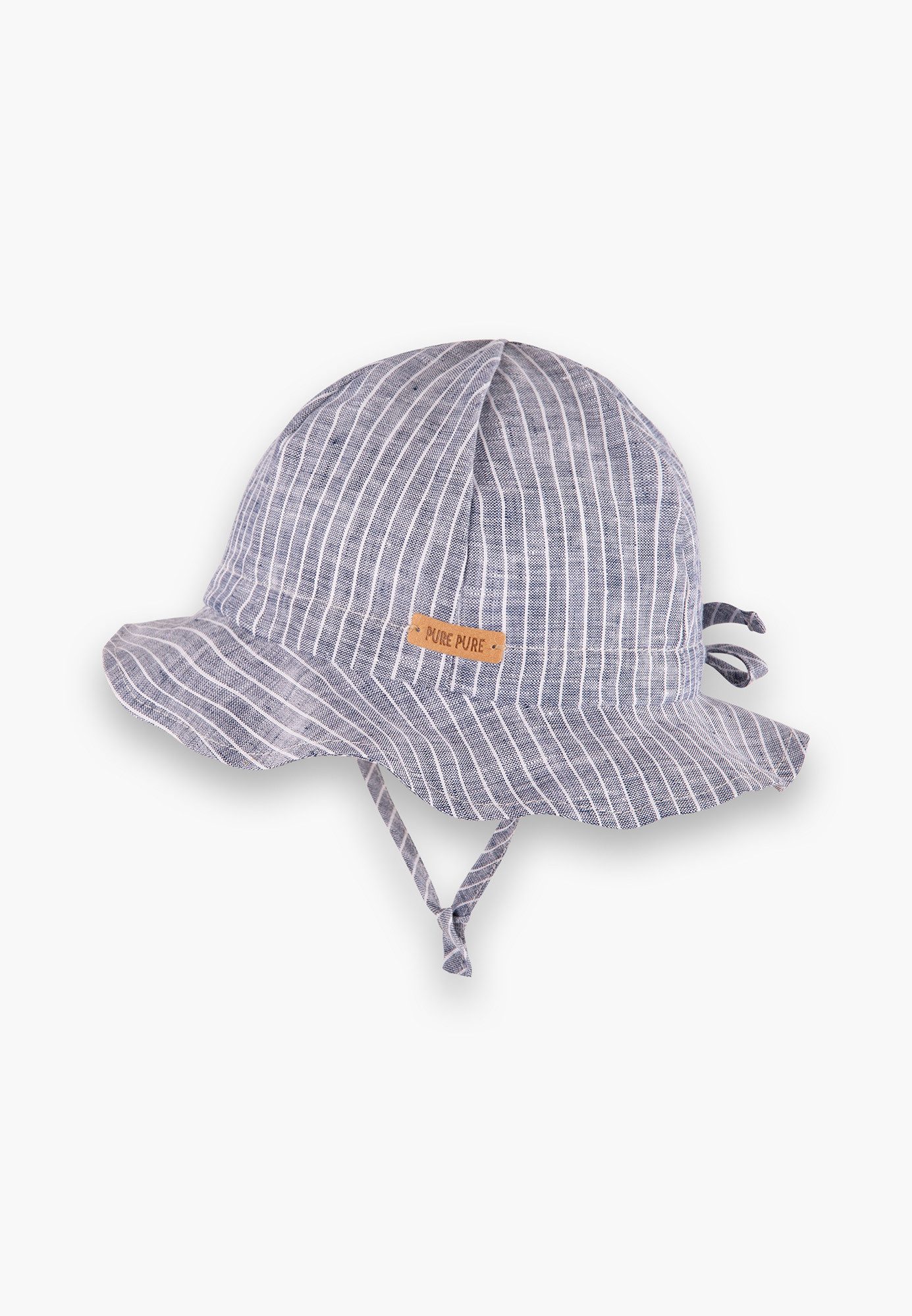PURE PURE by Bauer Sonnenhut Mini-Flapper-Hütchen Leinen