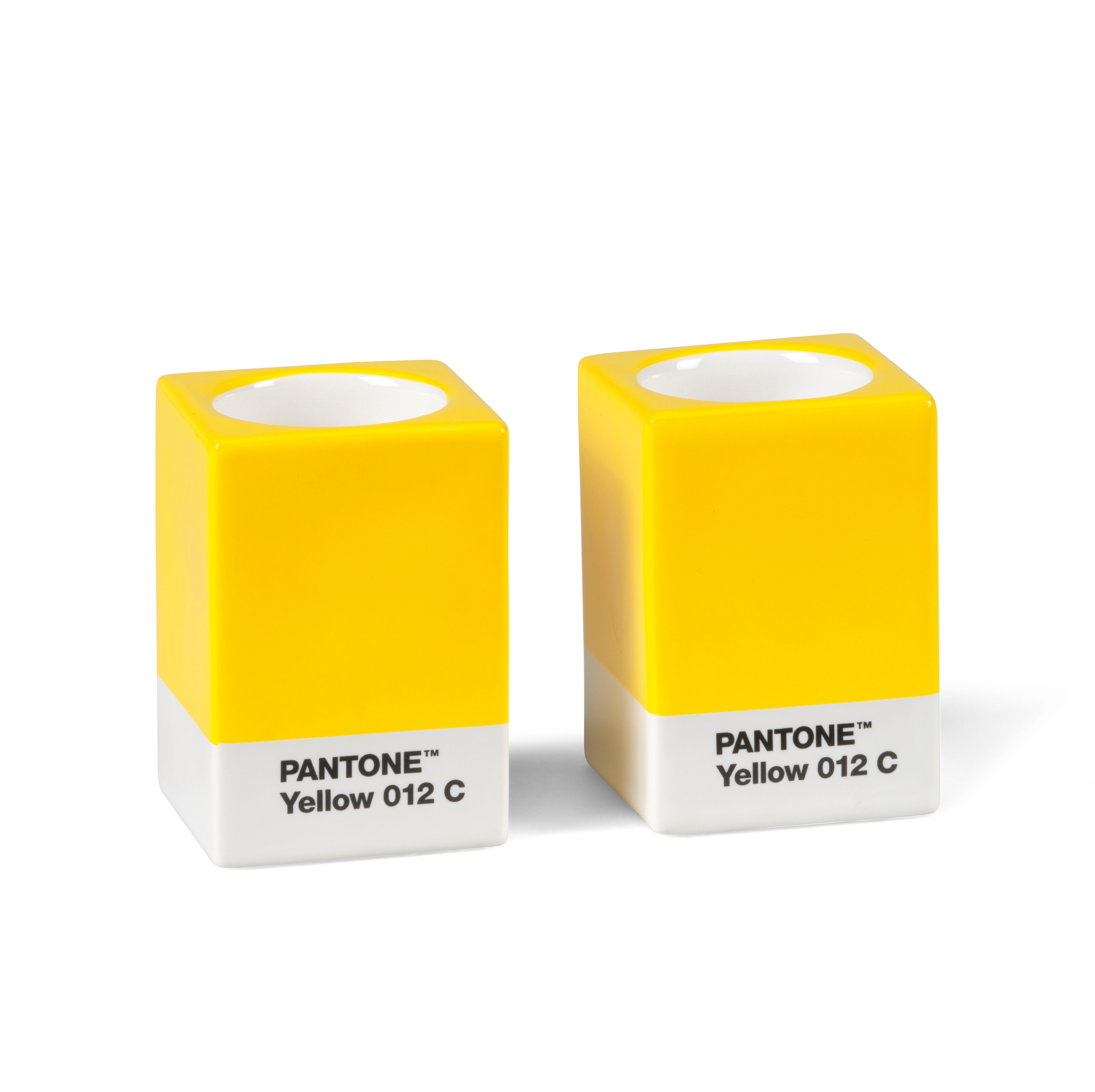 PANTONE Kerzenständer Porzellan, verschiedene Farben und Sets (2 St)