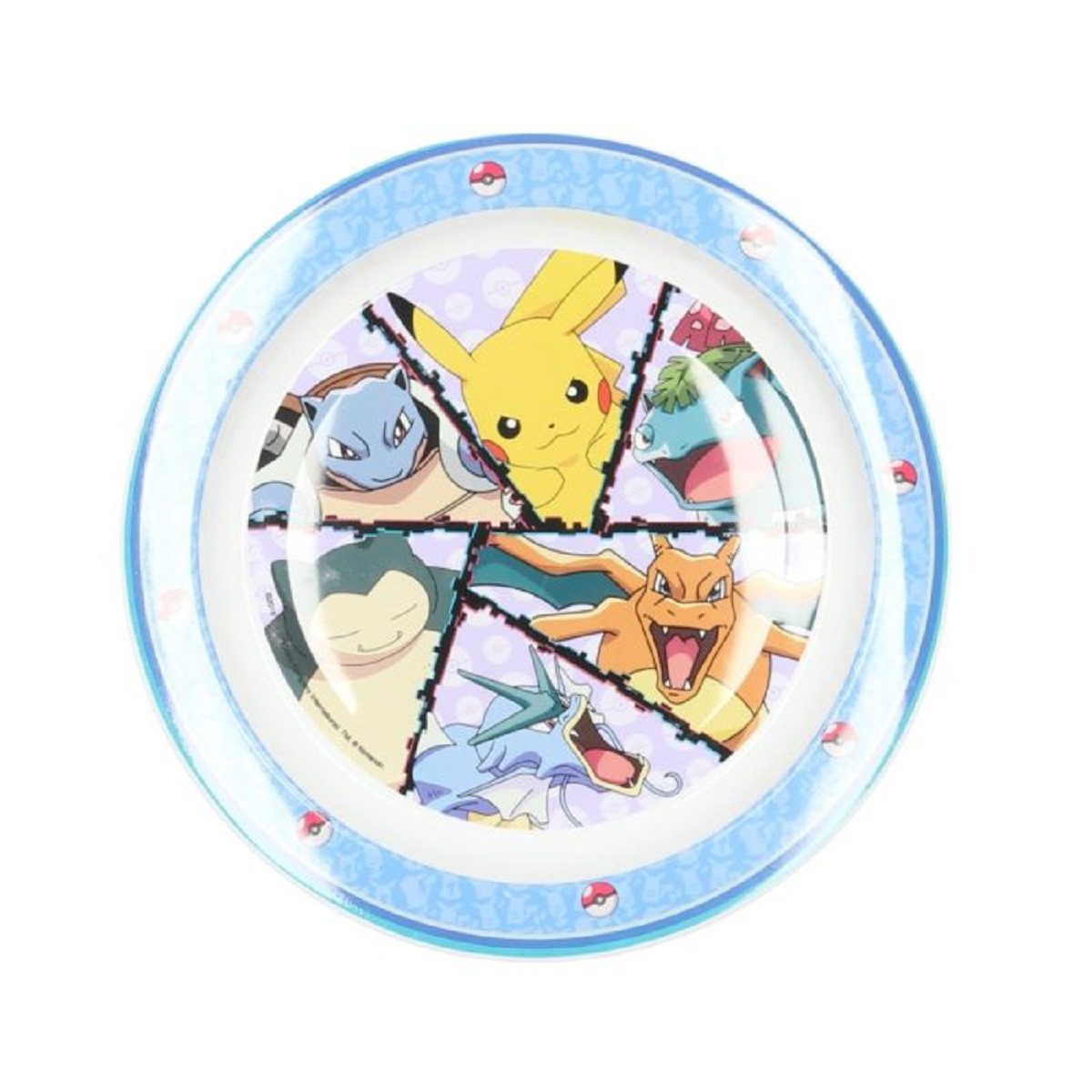 POKÉMON Frühstücks-Geschirrset Pokémon Frühstücksset Geschirrset 3tlg. für Kinder