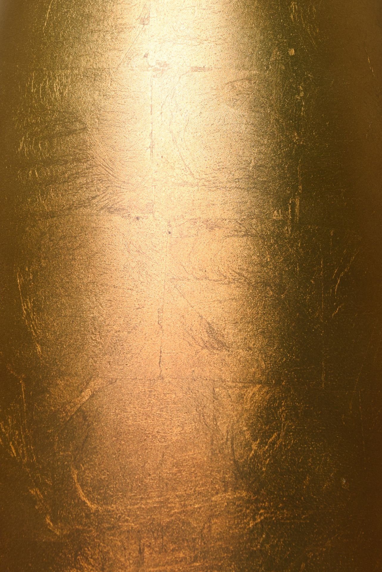 VIVANNO Bodenvase Bodenvase Standvase Gold/Braun ACCENT Fiberglas 14x8x41 cm 