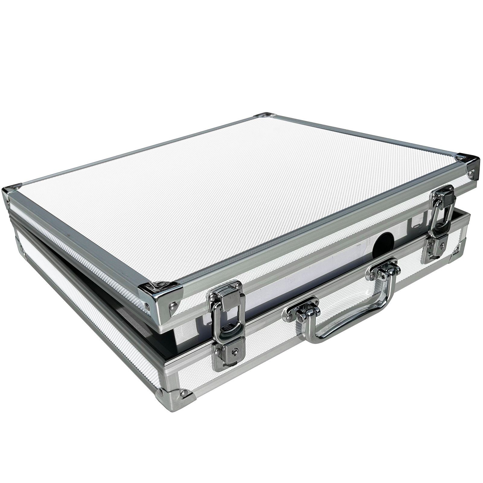 Weiß x ECI Tools Alu-Koffer Box 30 Innenmaß mit Werkzeugkoffer Aluminium Koffer Leisten ECI Leer 34