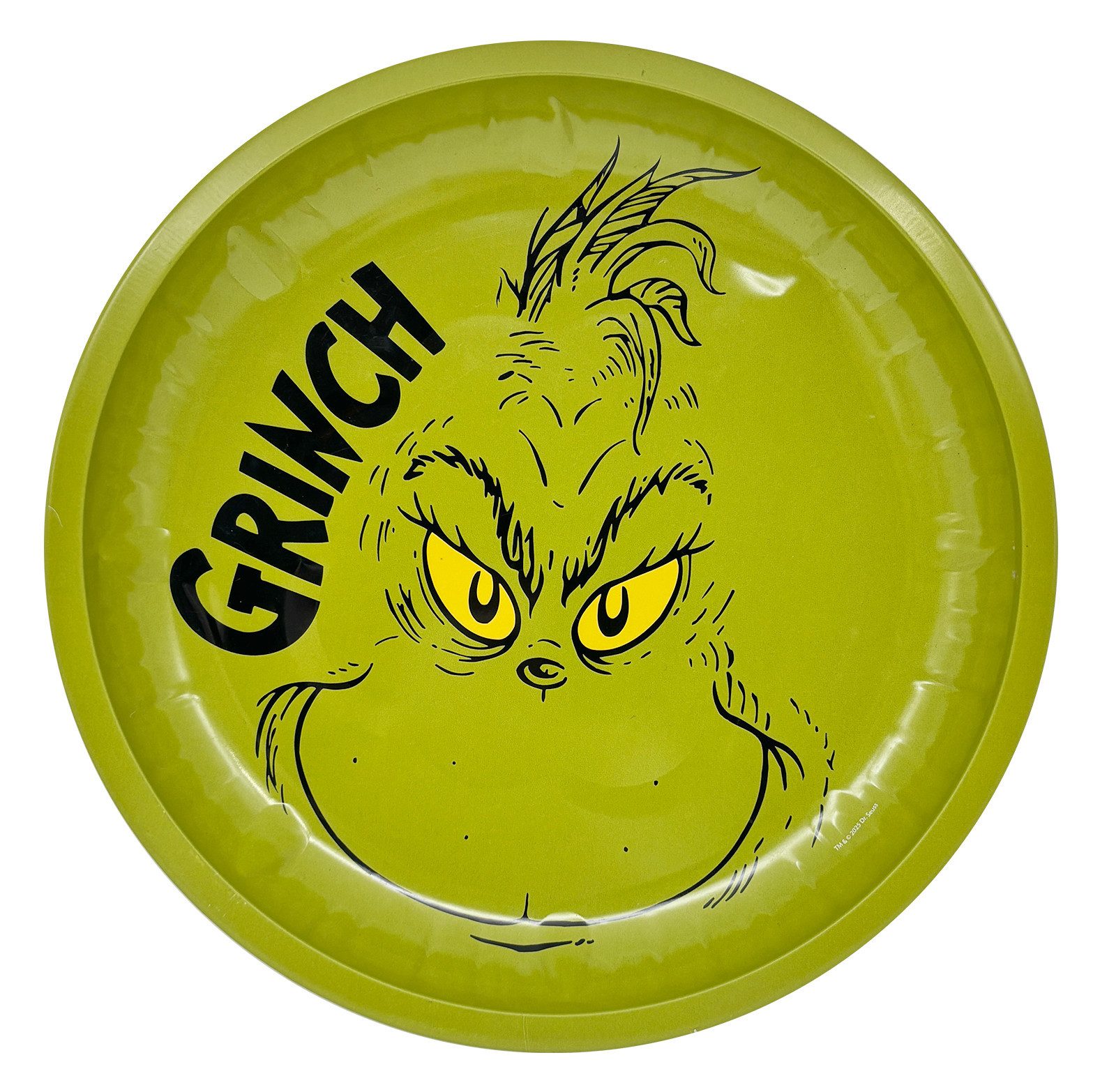 Party Factory Dekoteller The Grinch Keksteller grün – 26 cm für Plätzchen D günstig online kaufen
