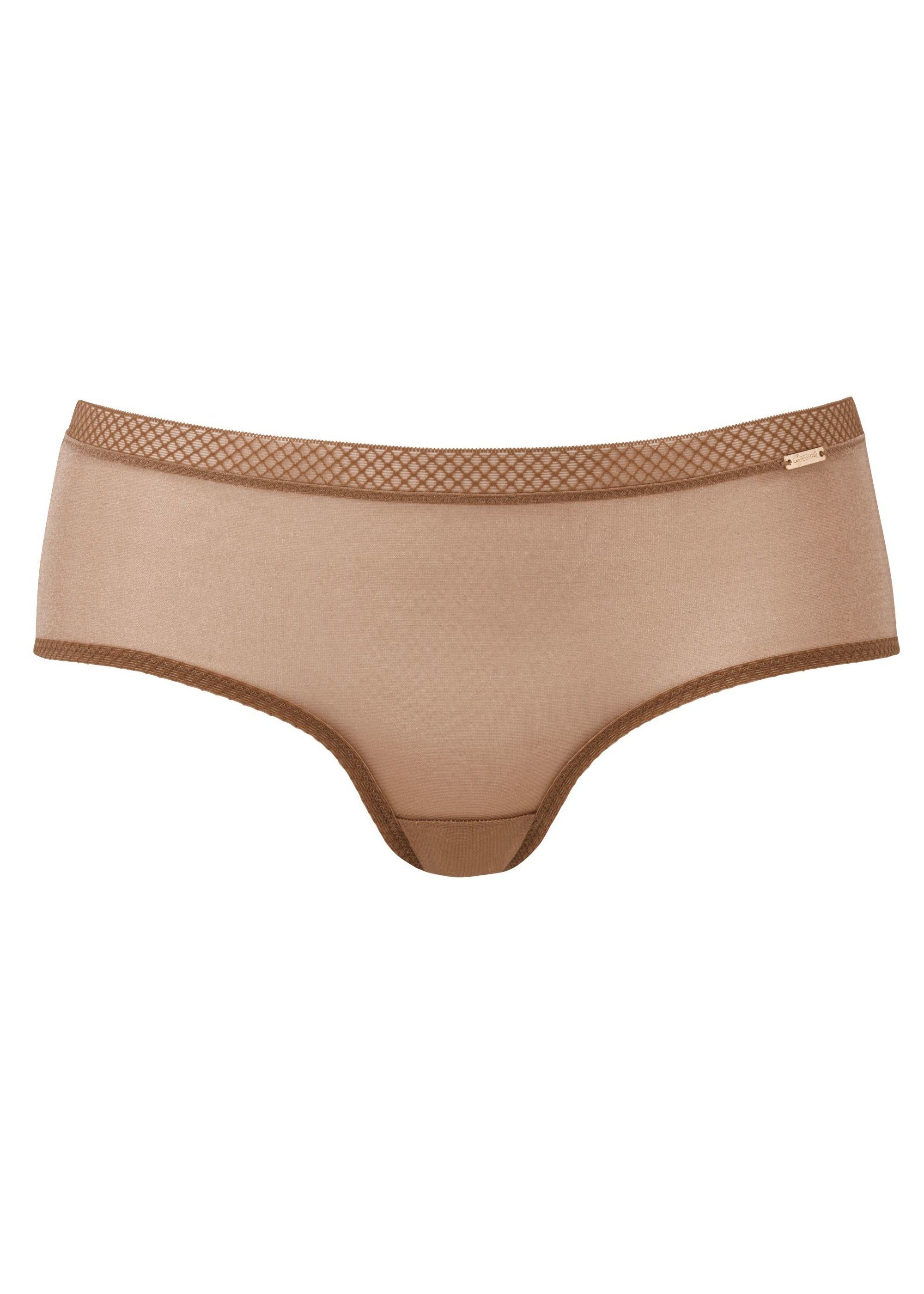 Gossard Hipster Glossies Short Bronze (Short, 1-St., glatt) | Hipster-Panties