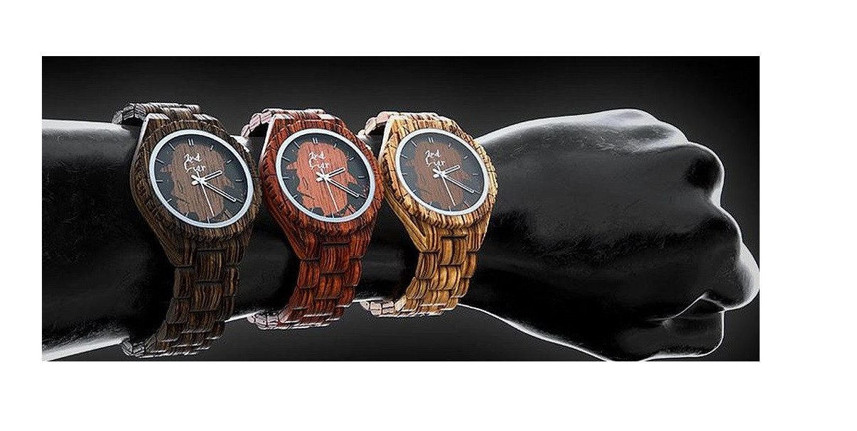 2ndLiar Quarzuhr Herren Armbanduhr Holzuhr handgemacht günstig online kaufen