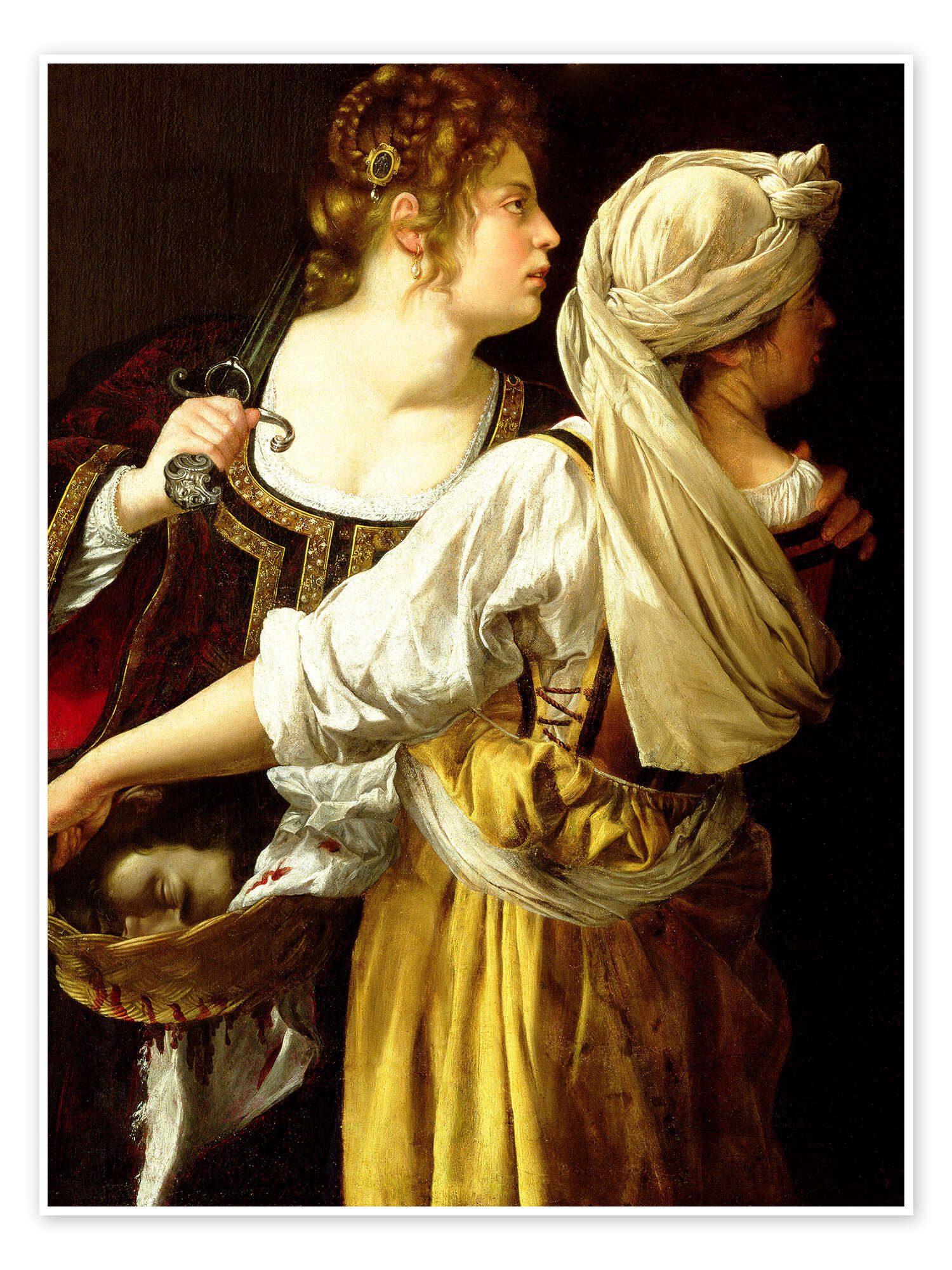 Posterlounge Wandbild Judith und ihre Diener I, Artemisia Gentileschi, erhä günstig online kaufen