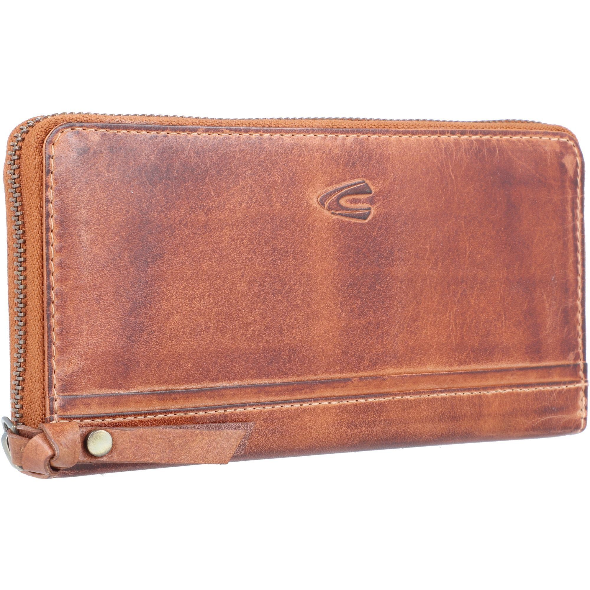 Leder cognac Sullana, Geldbörse camel active