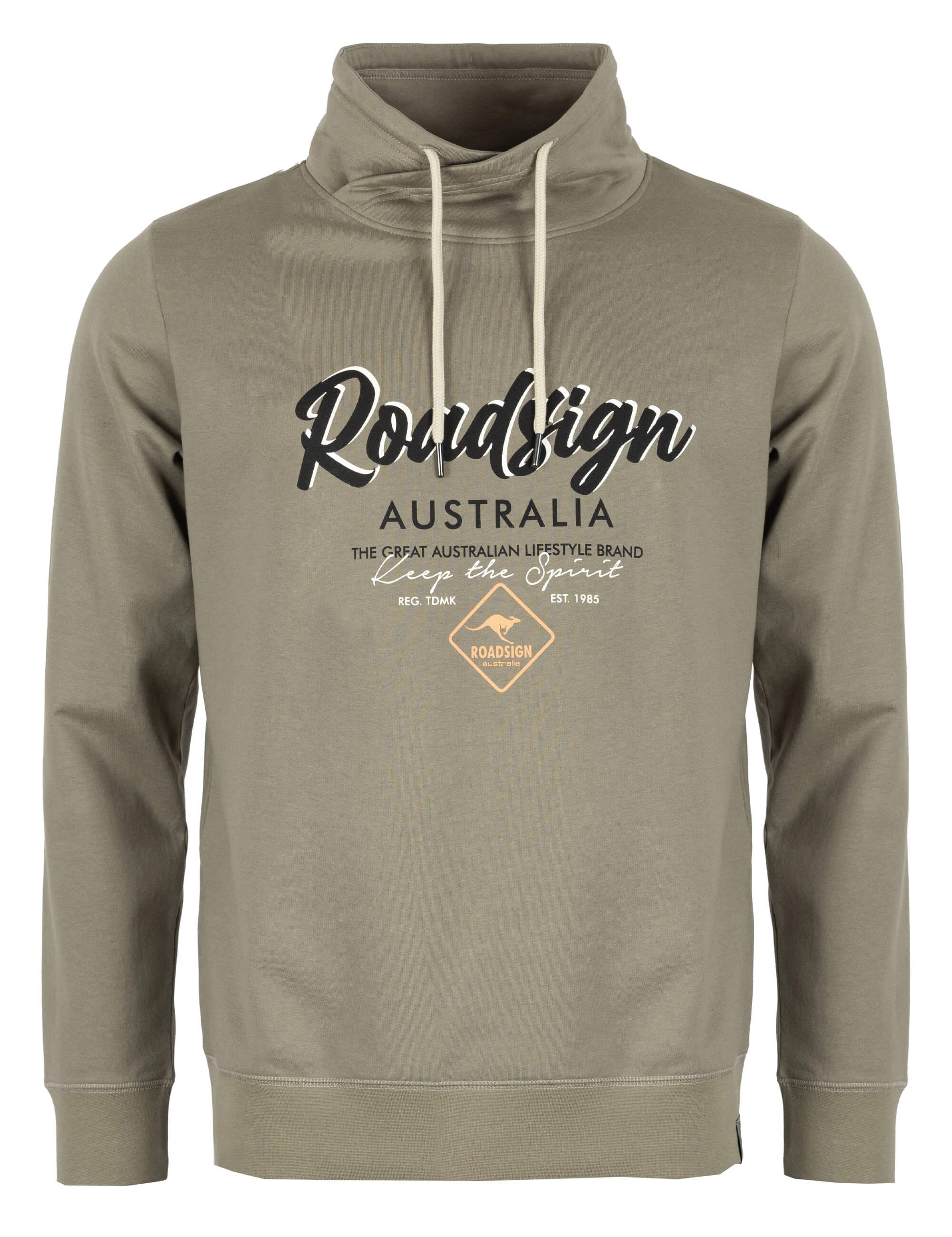 ROADSIGN australia Sweatshirt Edge (1, 1-tlg., 1) Tube mit Logo Print und Schalkragen