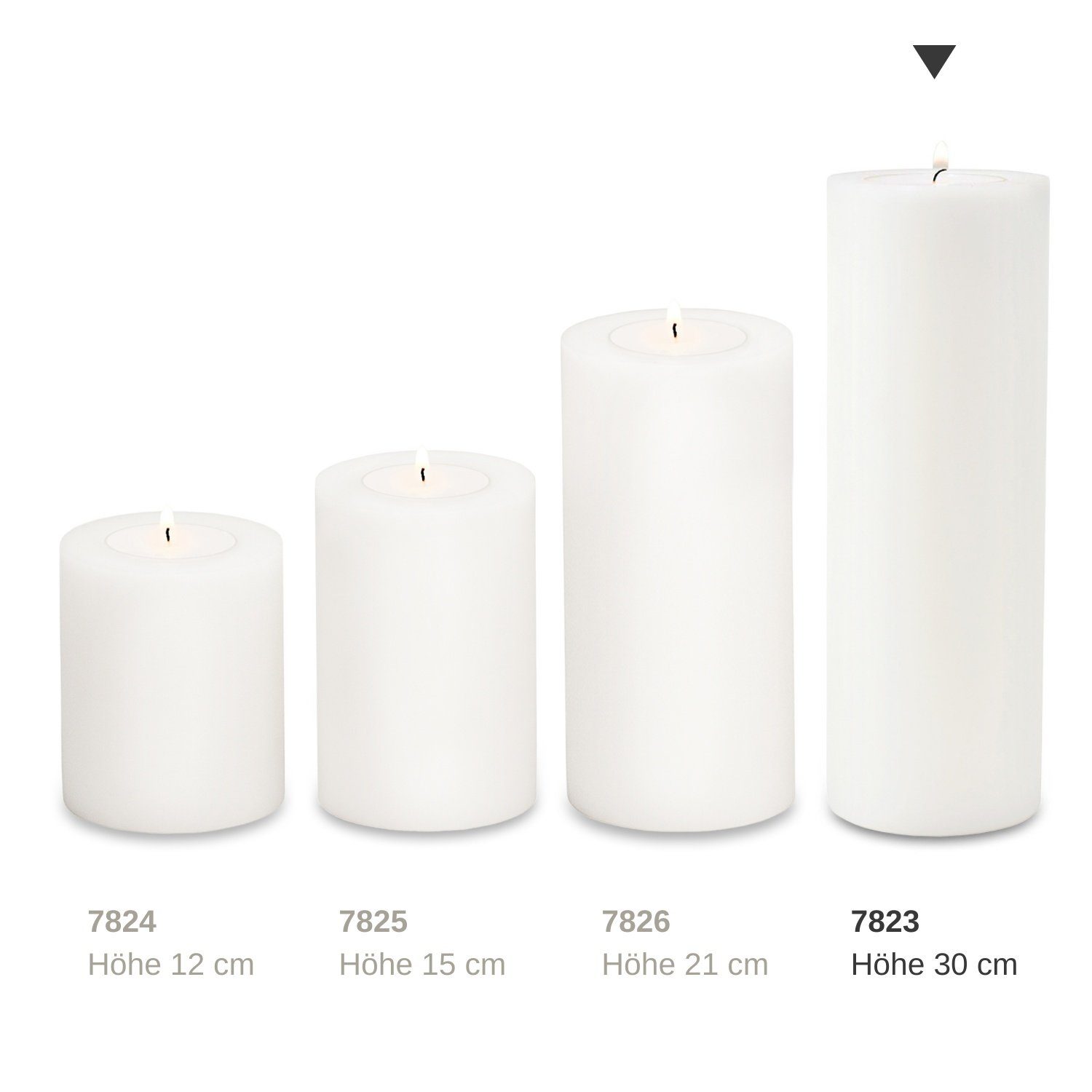 EDZARD Stumpenkerze Cornelius Ø 10 cm, (H 30 cm) Stumpenkerzen-Optik, Dauer günstig online kaufen