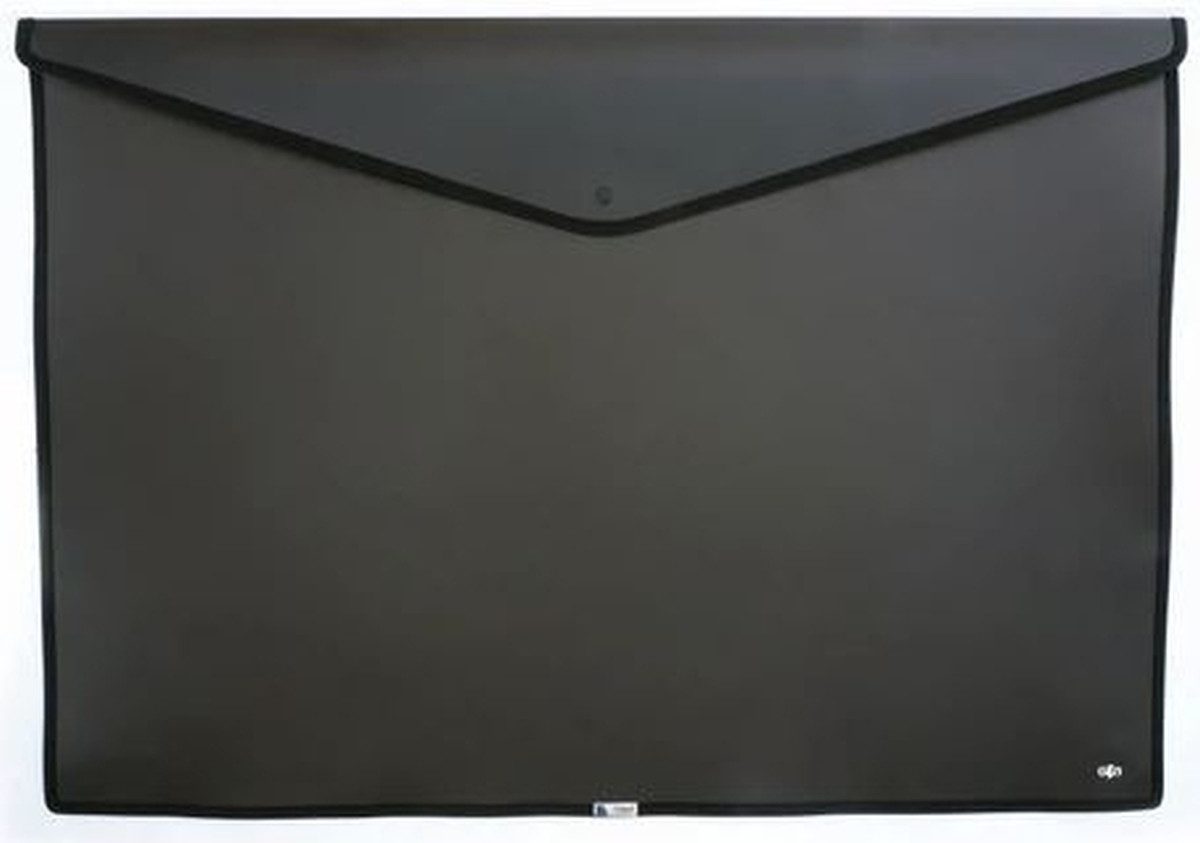 FOLDERSYS Fächermappe Sichttasche A1 quer schwarz günstig online kaufen