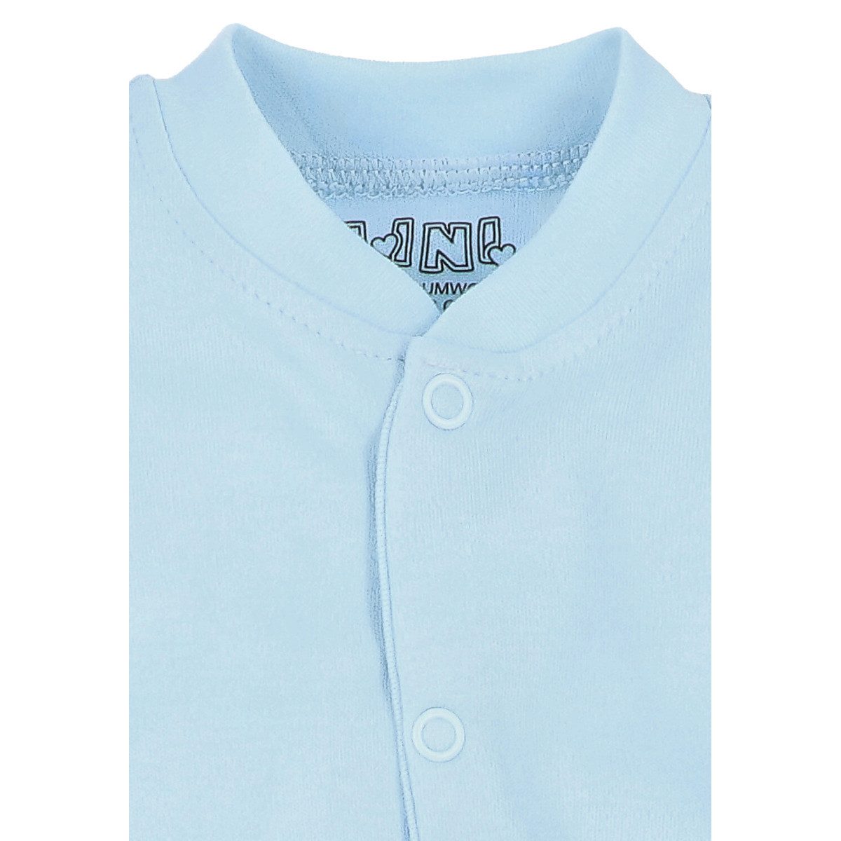 NINI Strampler Basic Unisex Kinder Einteiler, Overall, Babyanzug, Babyoverall, Babyanzug