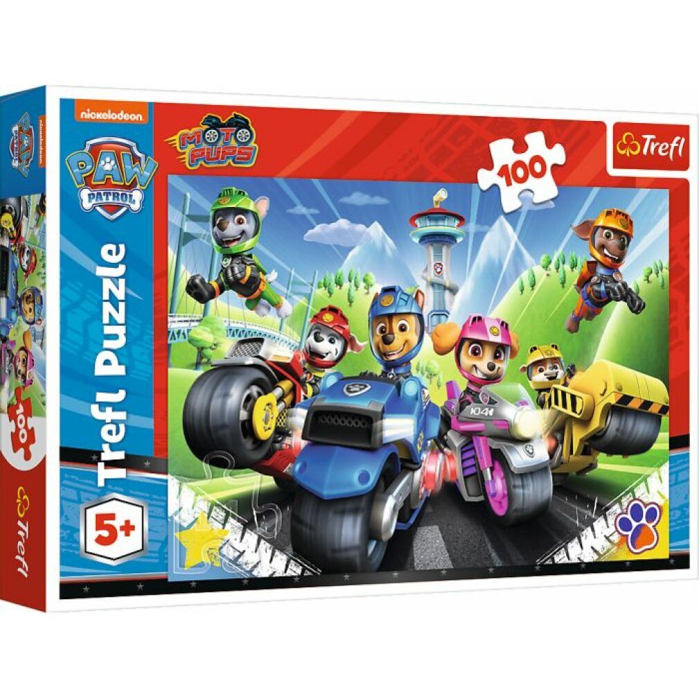 Trefl Puzzle PAW Fahrzeuge Puzzle 100 günstig online kaufen