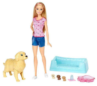 Mattel® Anziehpuppe Mattel Barbie FDD43 Hundemama, Welpen und Puppe