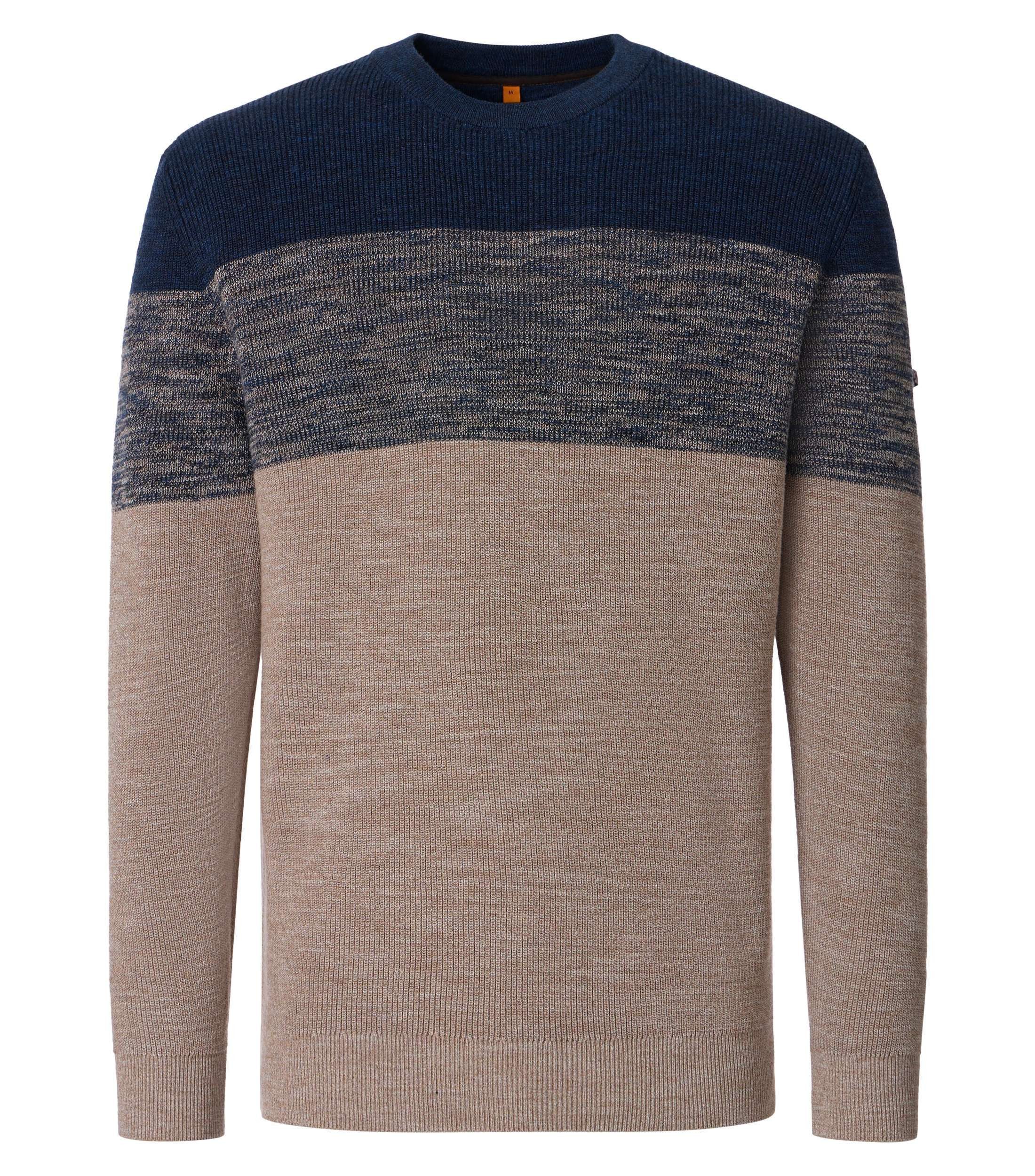 Redmond Strickpullover gestreift