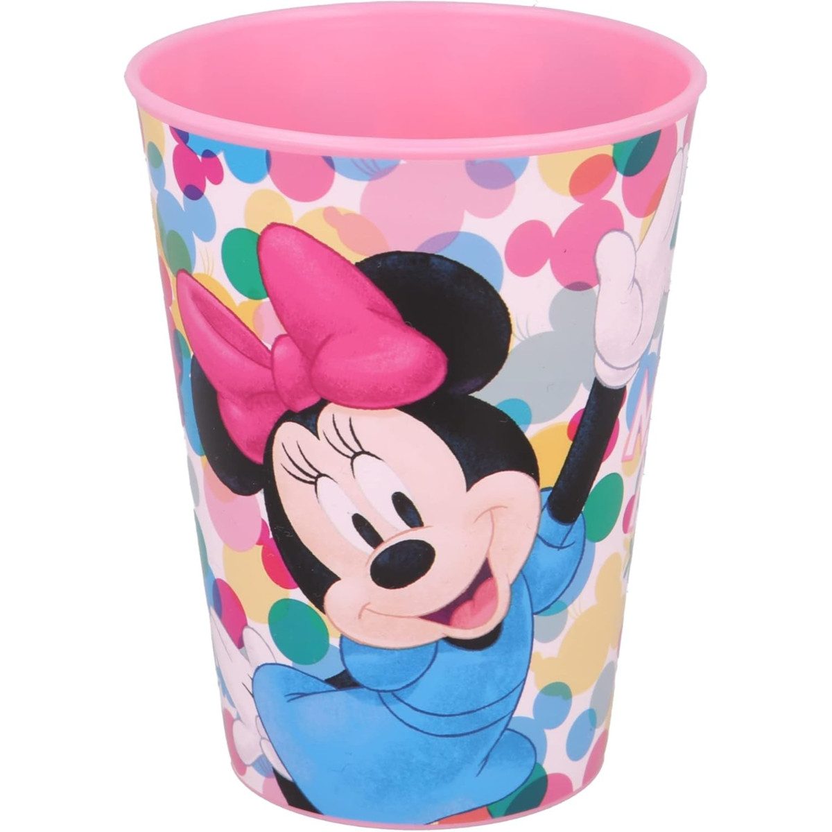 Disney Minnie Mouse Kinderbecher 260 ml Kunststoff Trinkbecher für Kinder, 1-tlg., Kunststoff