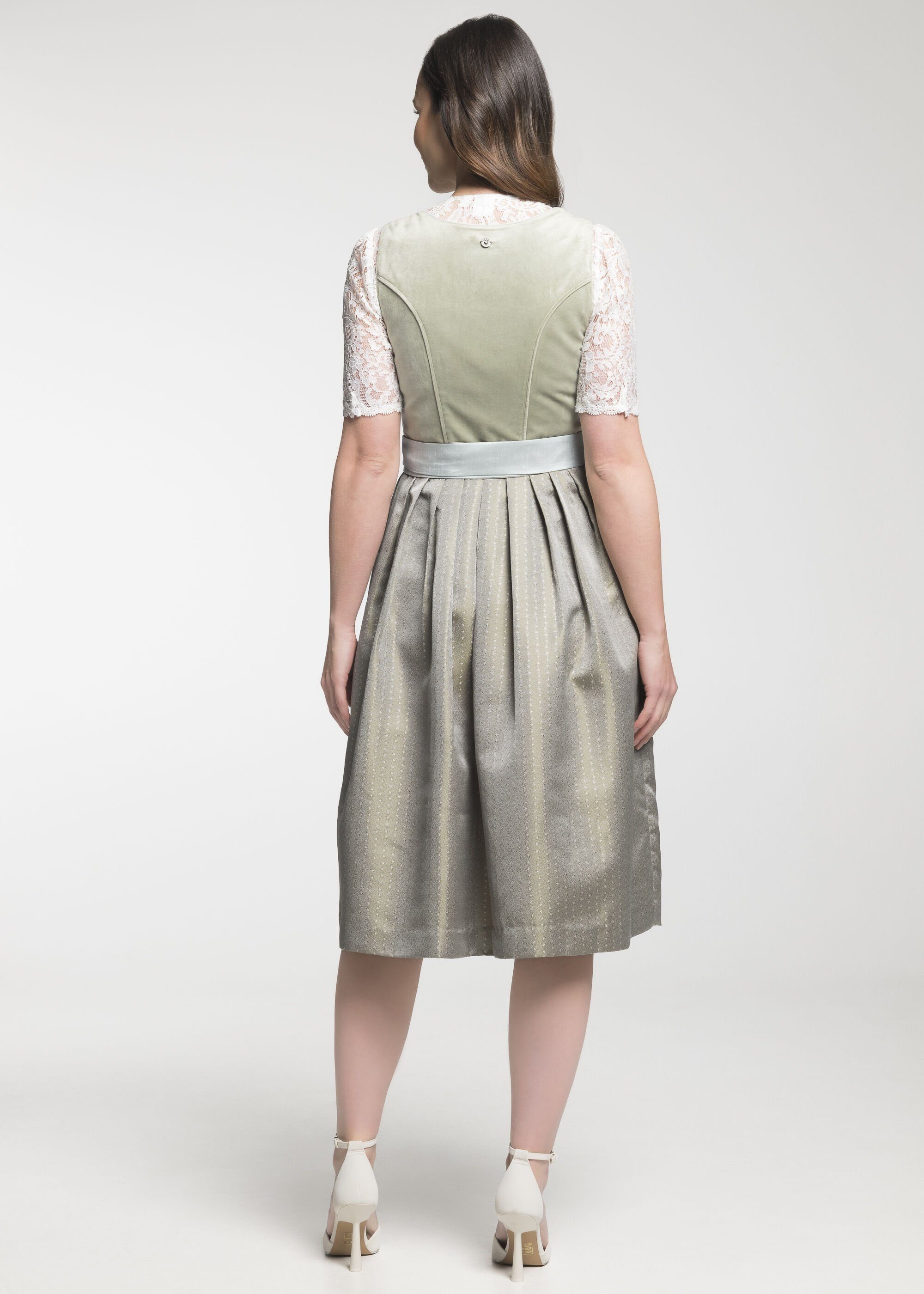 Spieth & Wensky Dirndl Doreen (1-tlg) mit eckigen Ausschnitt