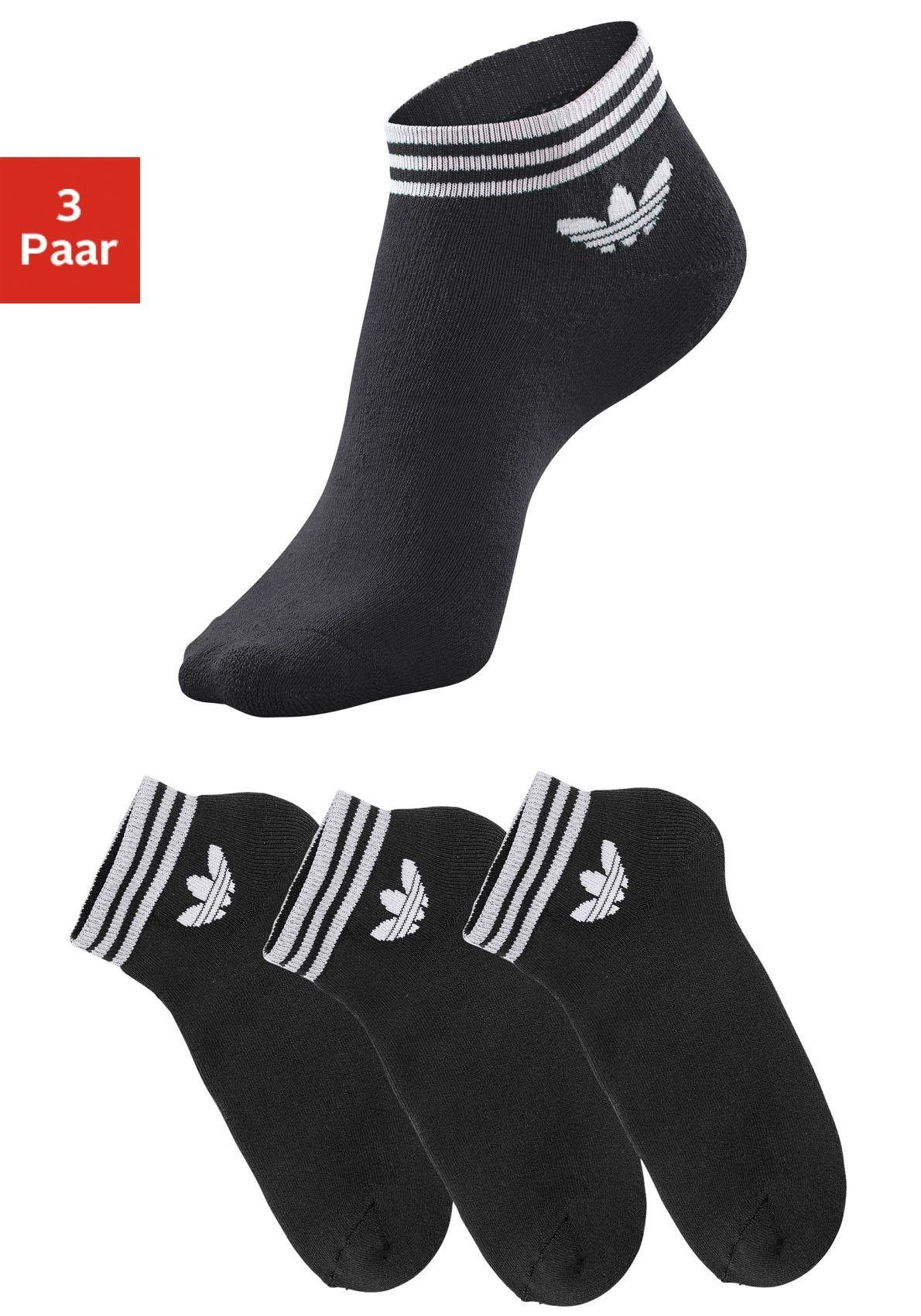 adidas Socken TREFOIL ANKLE, 3 PAAR (3-Paar) mit Frottee