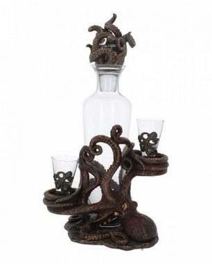 Horror-Shop Dekofigur Tentacle Temptation Octopus Flaschen & Schnapsglas