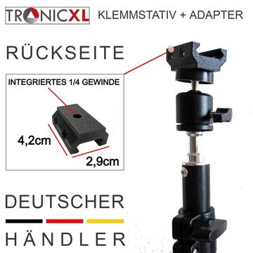 TronicXL Tisch Stativ Halter für Picatinny Schiene Halterung Schienen Rail Stativhalterung