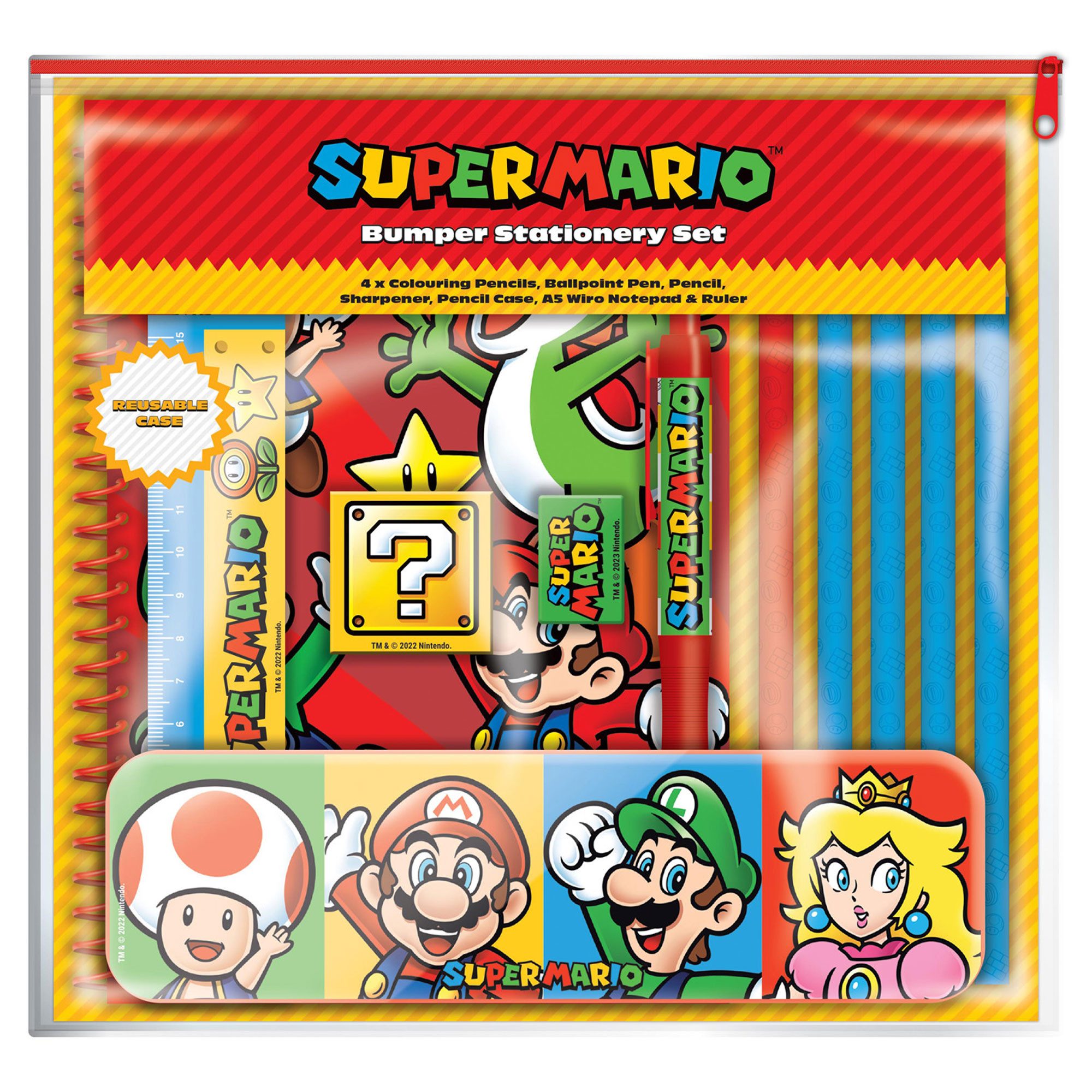 Dekoobjekt Super Mario - Geschenk-Set - Core Colour Block