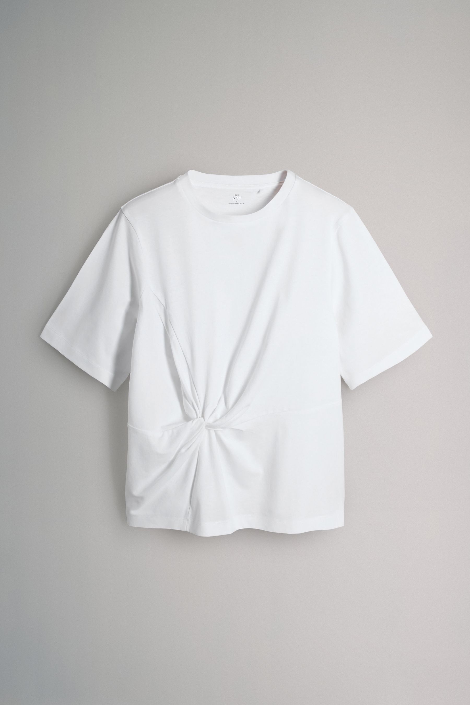 The Set T-Shirt The Set T-Shirts mit Knotendetail, 3er-Pack (3-tlg) günstig online kaufen