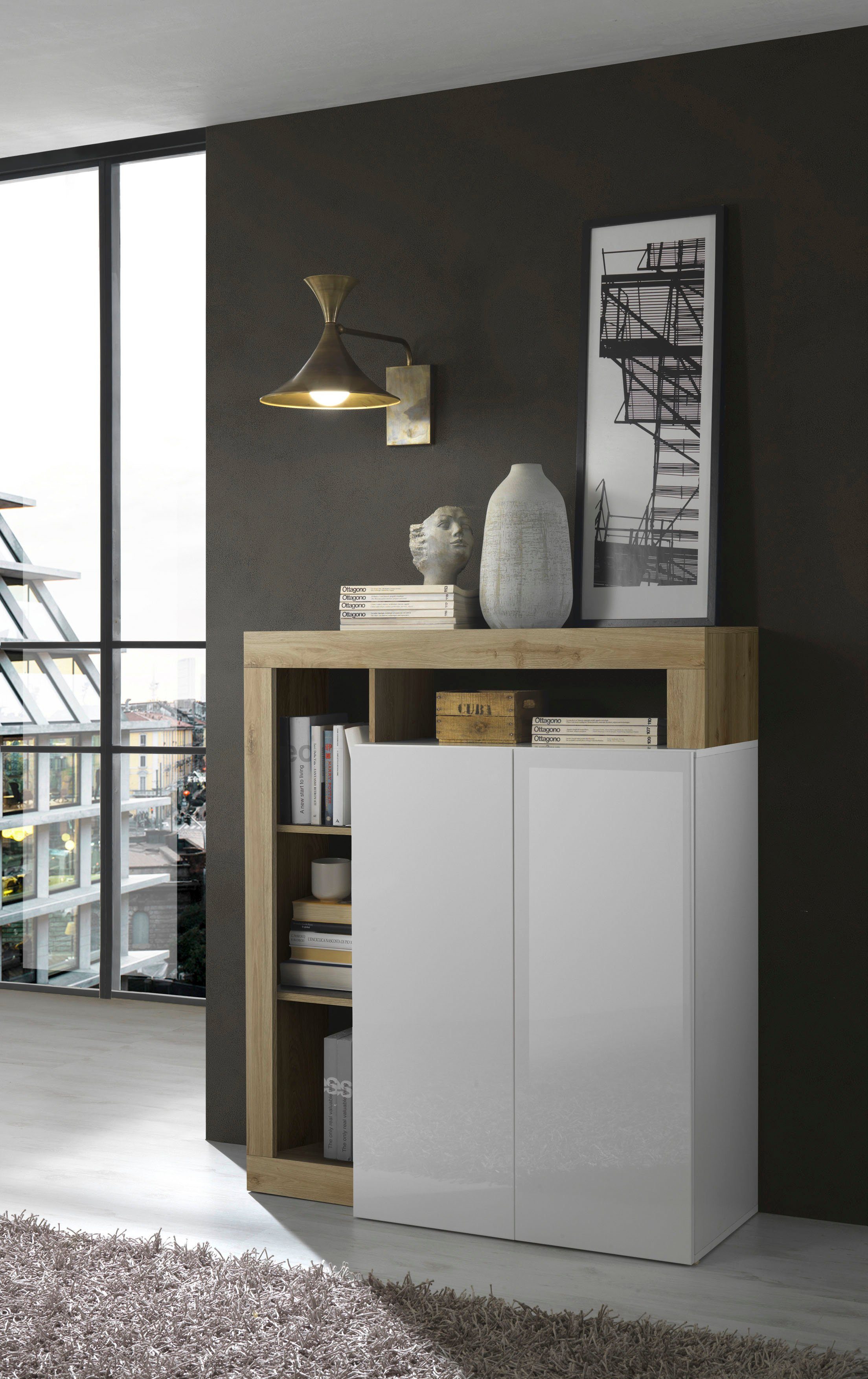 Home affaire Highboard Hamburg, Breite 108 cm