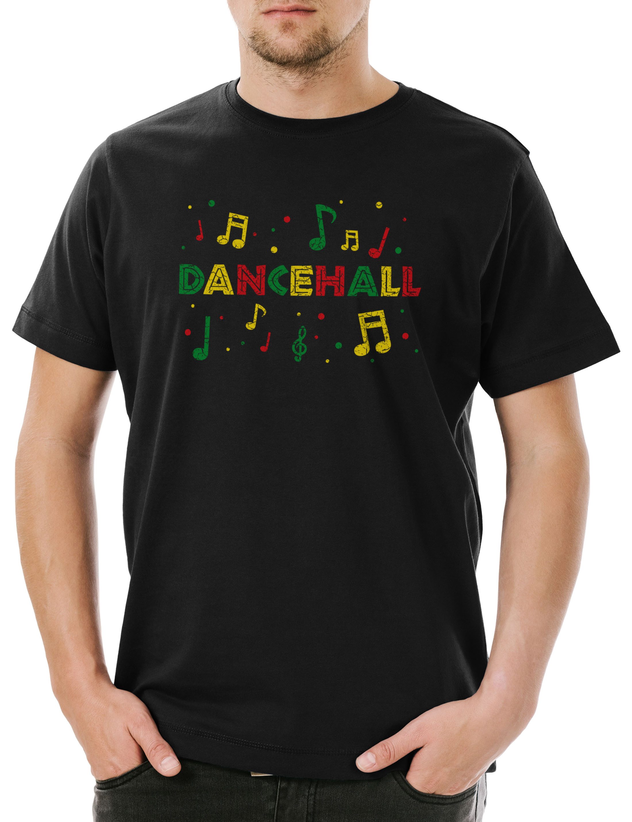 Print-Shirt Reggae Dancehall Herren T-Shirt Reggae Reggaefari Babylon Irie