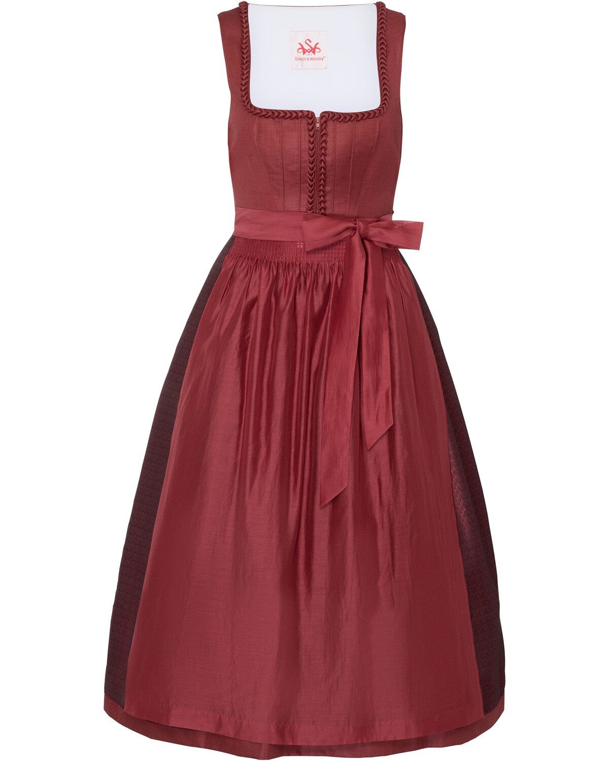 Spieth & Wensky Dirndl Midi-Dirndl Fatima günstig online kaufen