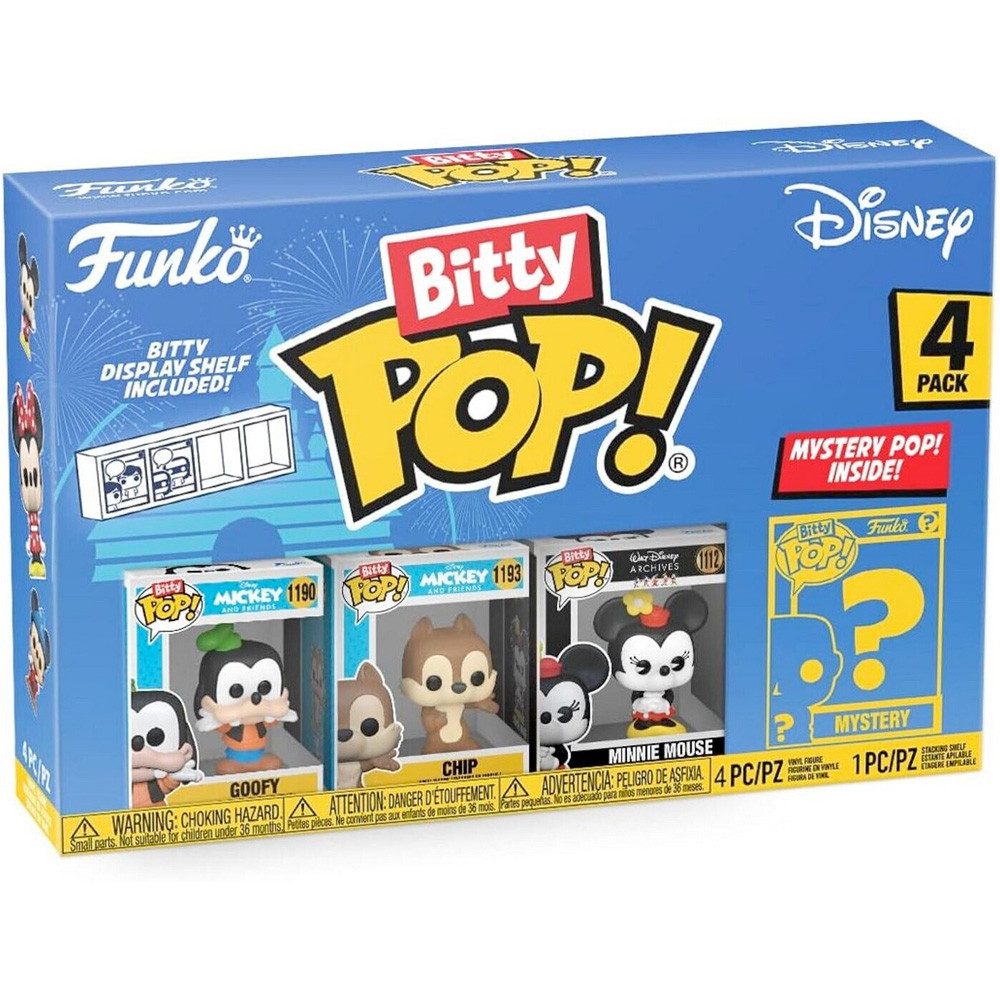 Disney Actionfigur Funko Bitty POP! Disney 4er Pack, 3 cm
