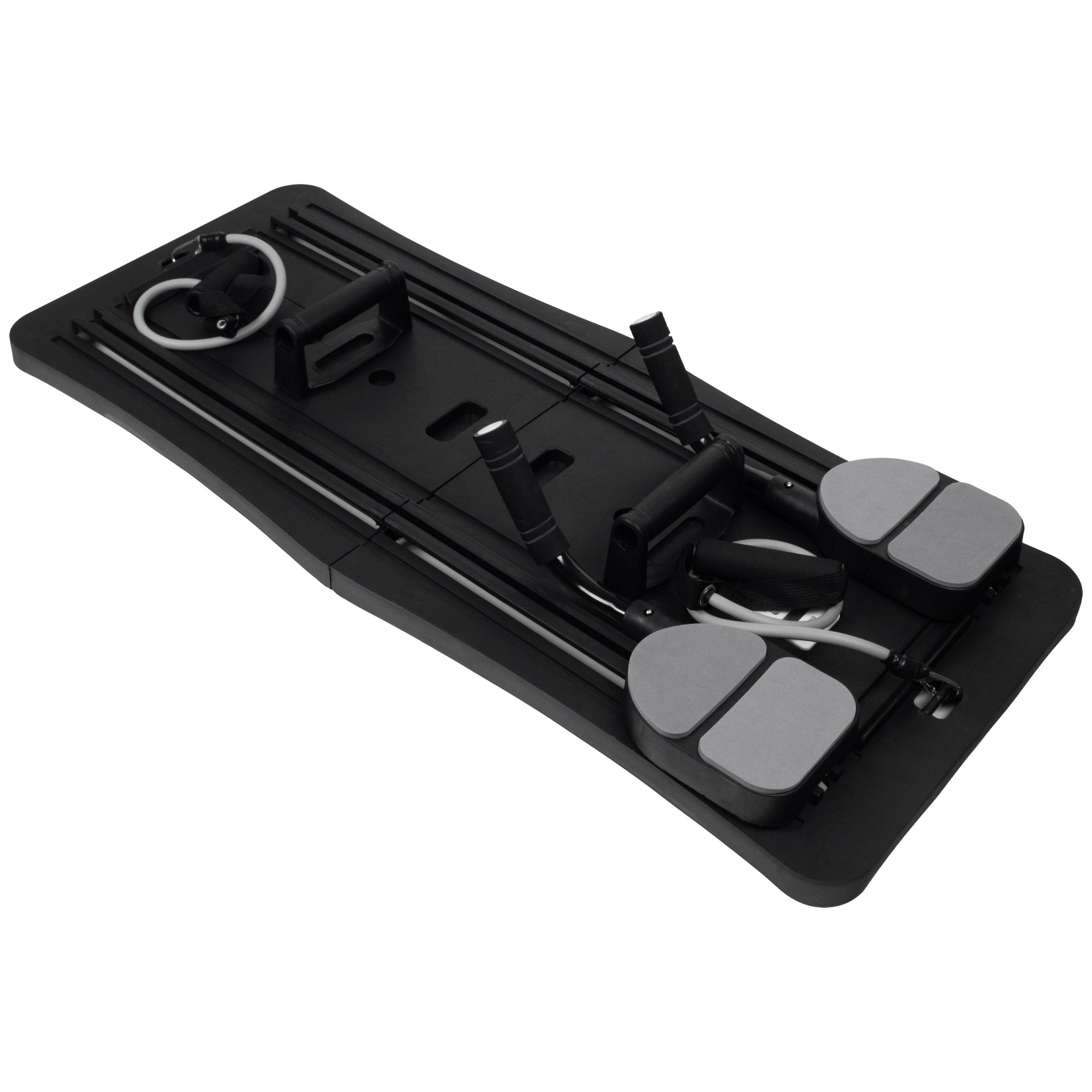 COIL Pilates-Reformer Pilates-Board, Yoga-Board, multifunktionales Trainingsgerät, (Set), 6in1, Timer, maxi. Belastung bis zu 100 kg, Faltbar