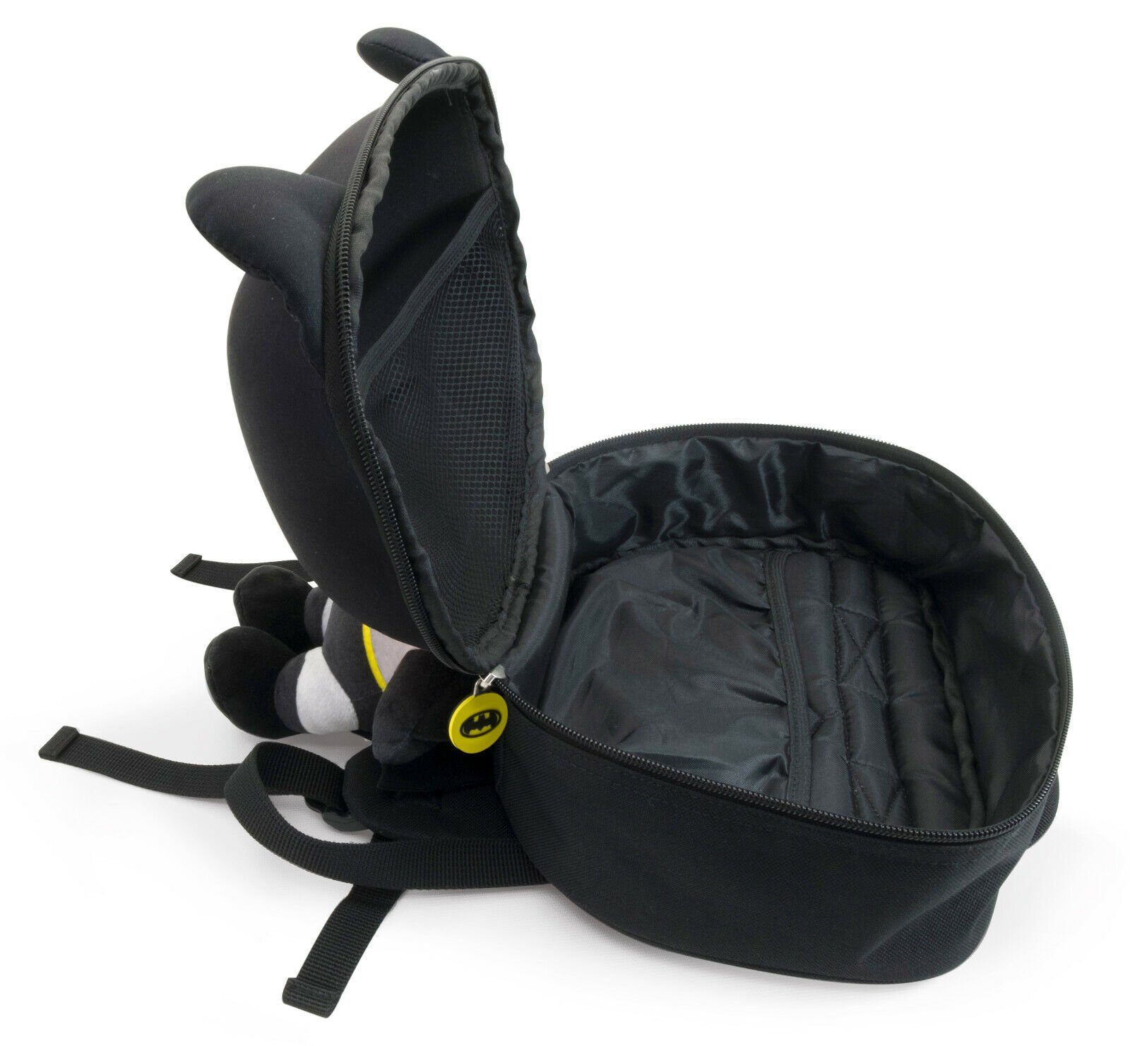 verstellbare Tasche, soma 5 Comics Kinderrucksack & DC für Fassungsvermögen Kinder 3D Rucksack Schwarz, 40cm Liter Schultergurte Batman Rucksack