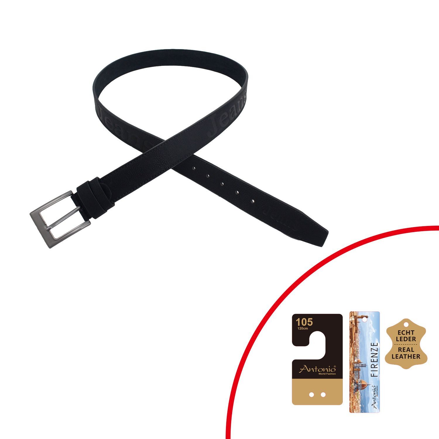 VewoTex Ledergürtel für Männer » Herren Gürtel » Echt Leder Herrengürtel (E günstig online kaufen