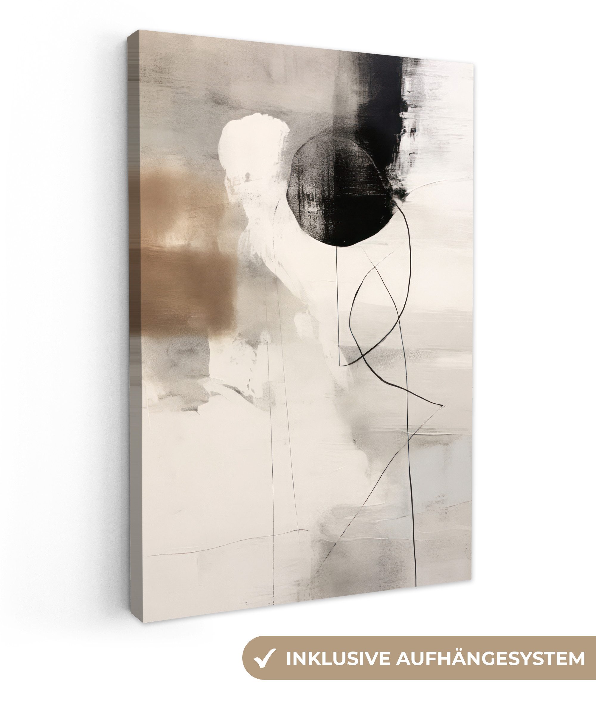 OneMillionCanvasses® Leinwandbild Abstrakte Kunst - Grau - Industriell, Fot günstig online kaufen