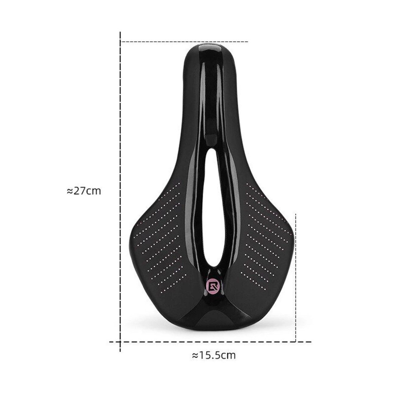 ROCKBROS Fahrradsattel MTB Schaumstoff Ergonomischer Fahrradsitz in Schwarz