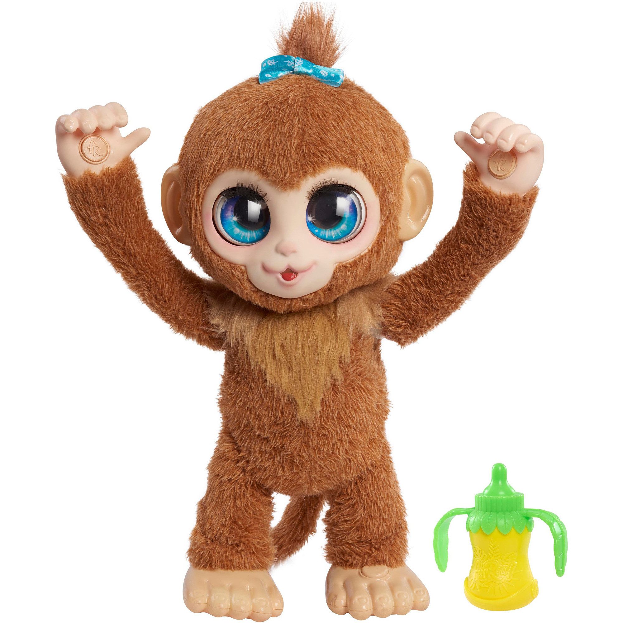 Just Play Kuscheltier Just Play furReal Peanut laufender Affe mit