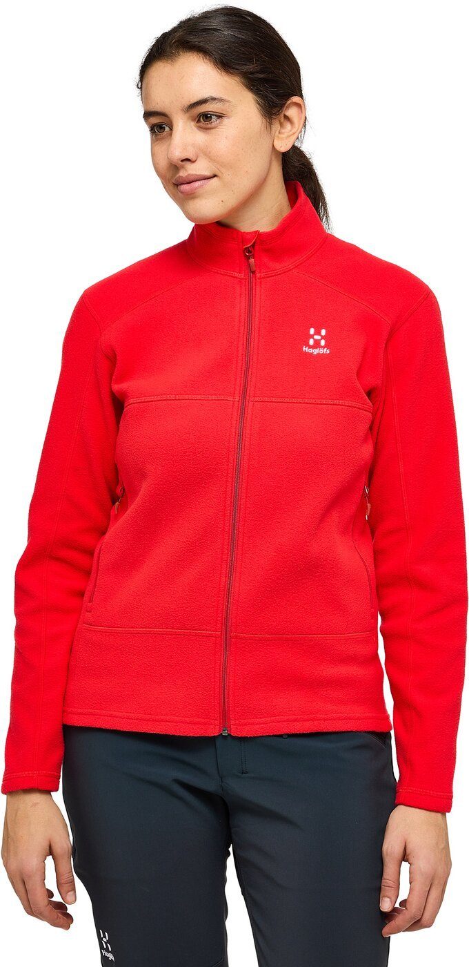 Haglöfs Fleecejacke Buteo Mid Jacket Women POPPY RED