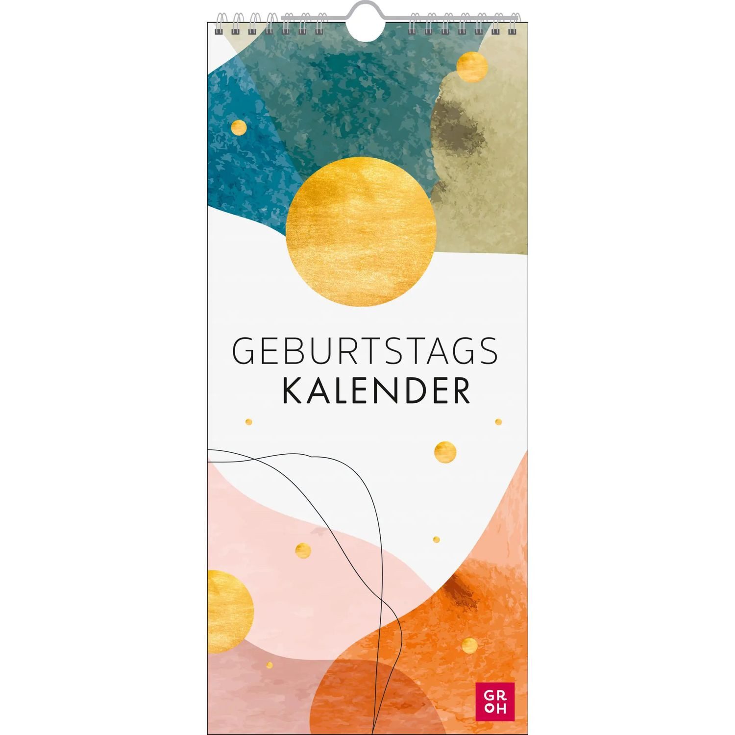 Wandkalender Immerwährender Geburtstagskalender Pattern