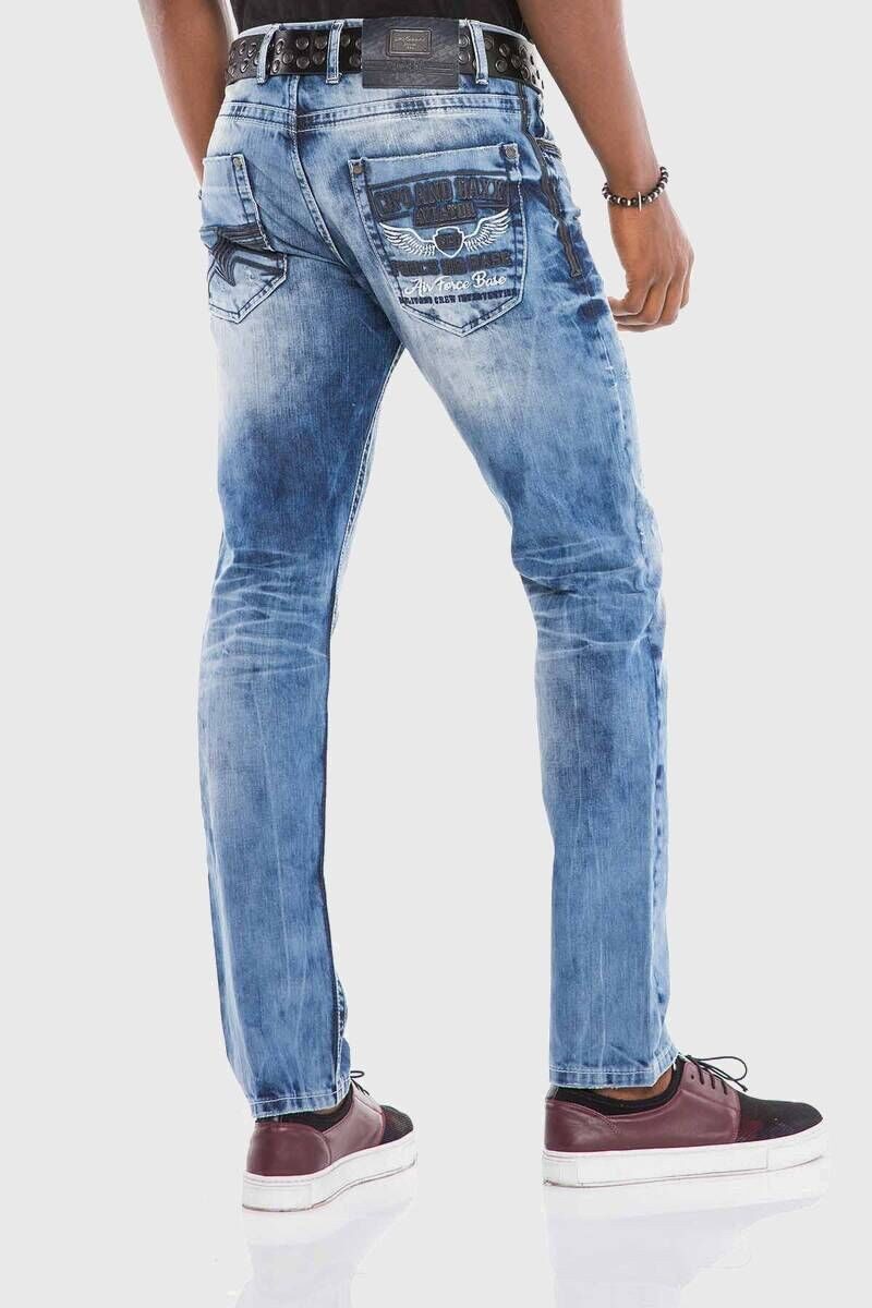 Cipo & Baxx 5-Pocket-Jeans Jeans im washed Design – Bild 3 von 5