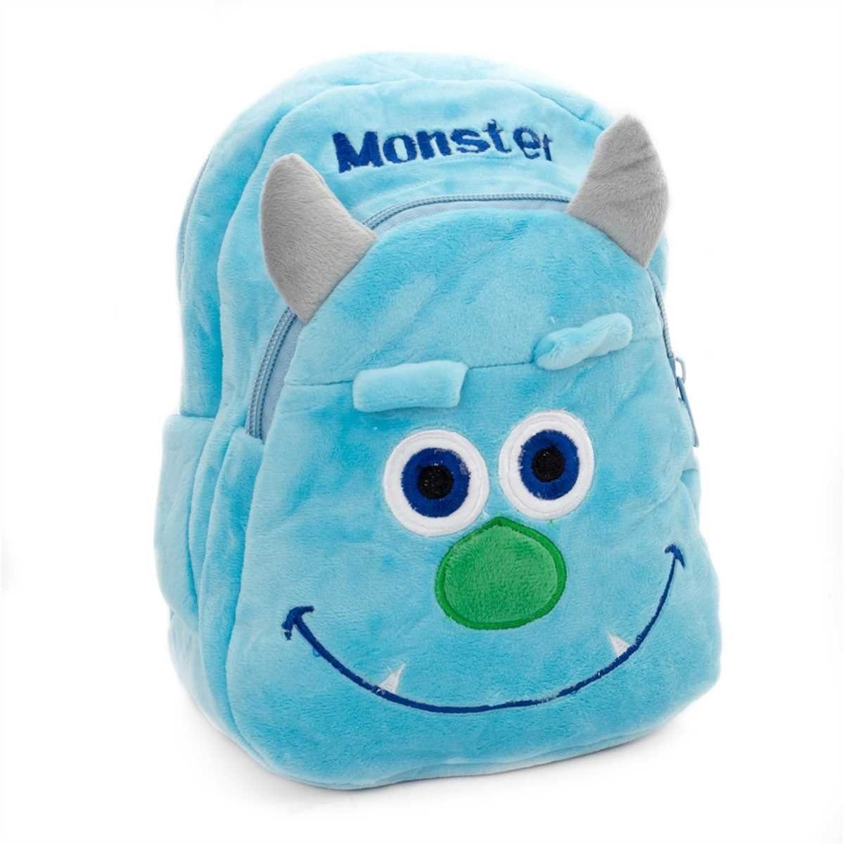 Lantelme Kinderrucksack Kinderrucksack Monster, blau - schwarz, für 1-4 Jahre