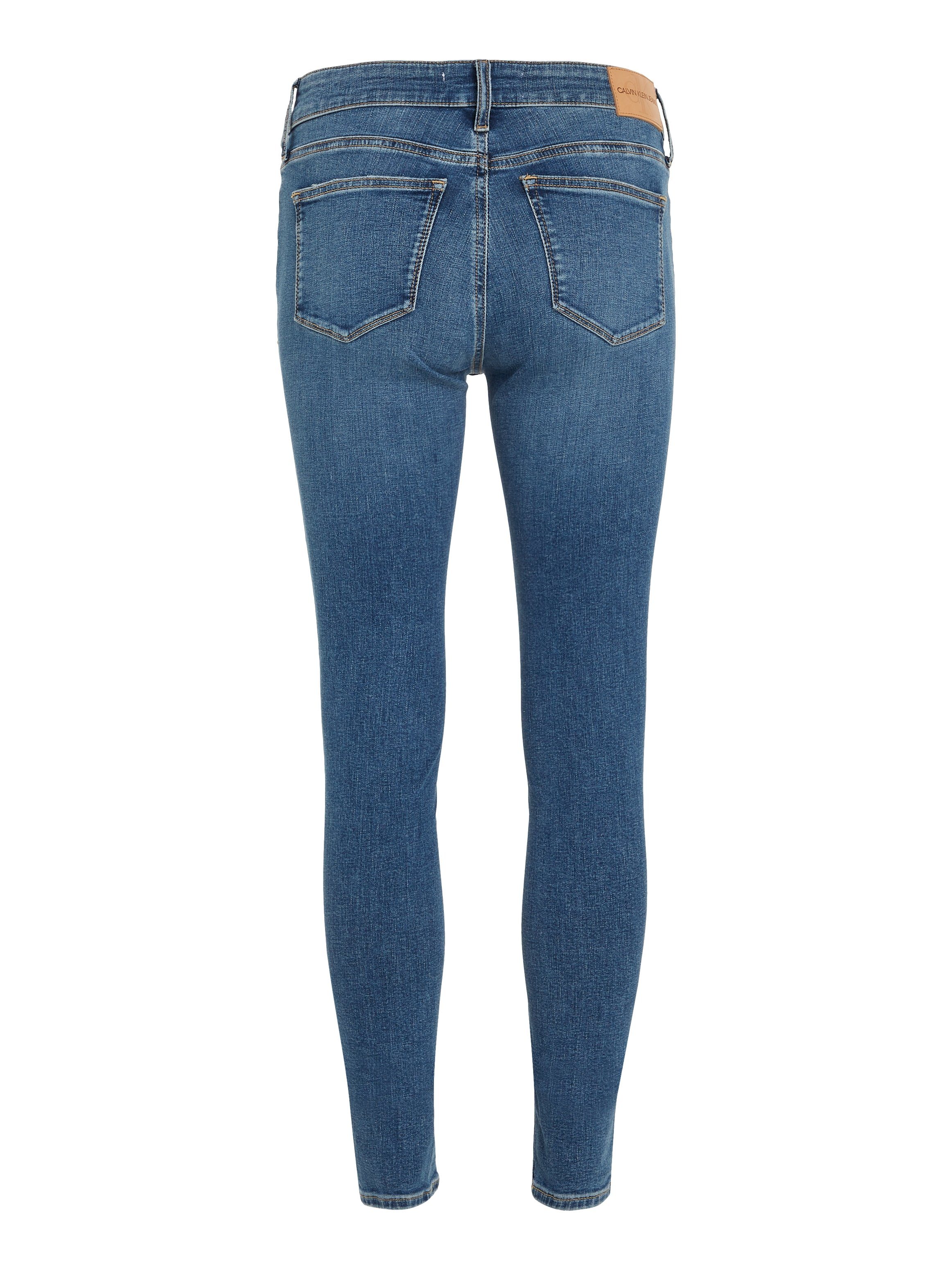 Calvin Klein Jeans Skinny-fit-Jeans MID RISE SKINNY 5-Pocket-Form