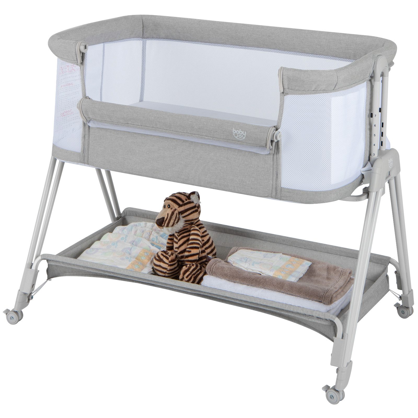 COSTWAY Beistellbett 2 in 1 Reisebett, günstig online kaufen