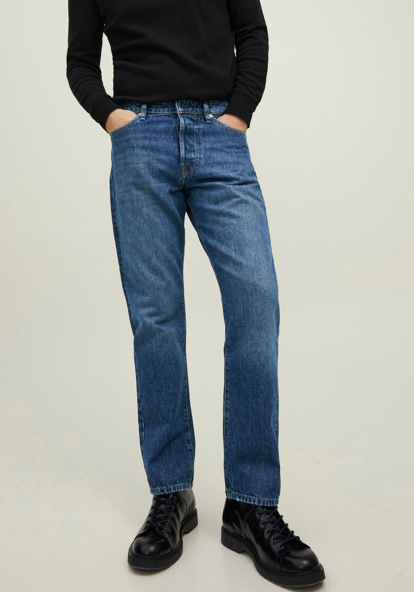& Jones COOPER Jack denim Loose-fit-Jeans CHRIS mid-blue