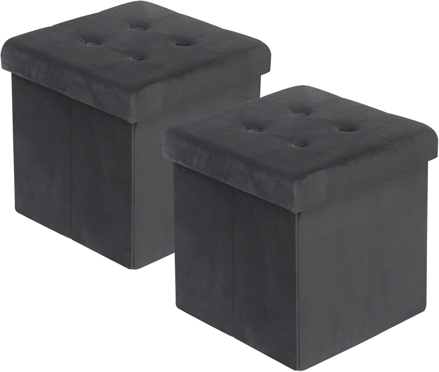 Woltu Sitzhocker (2 St), mit Stauraum, Deckel abnehmbar, Gepolstert, Fußhoc günstig online kaufen