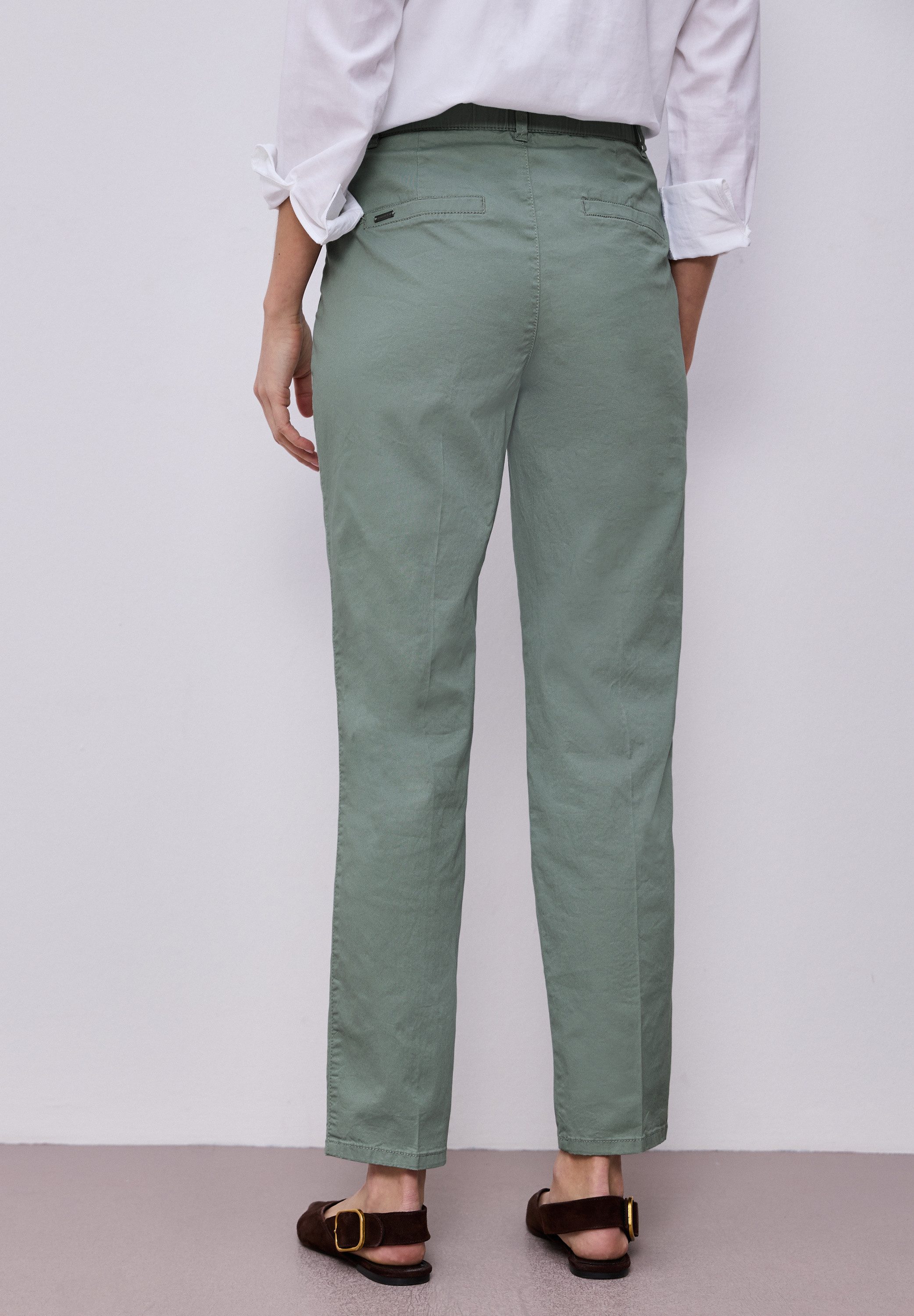 STREET ONE Chinohose aus Twillstoff